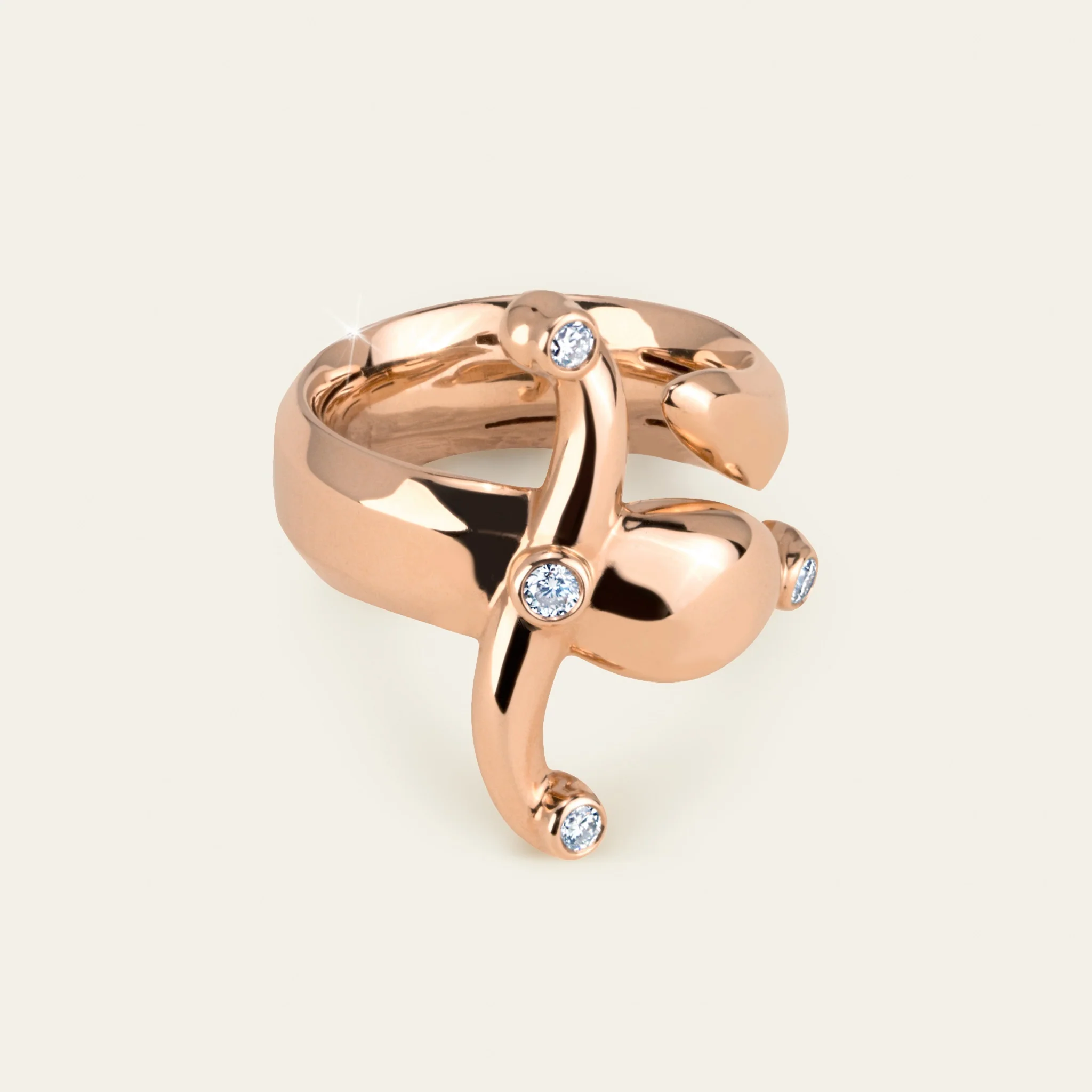 Jacob & Co. エスパーダ ダイヤモンド リング 18Kローズゴールド