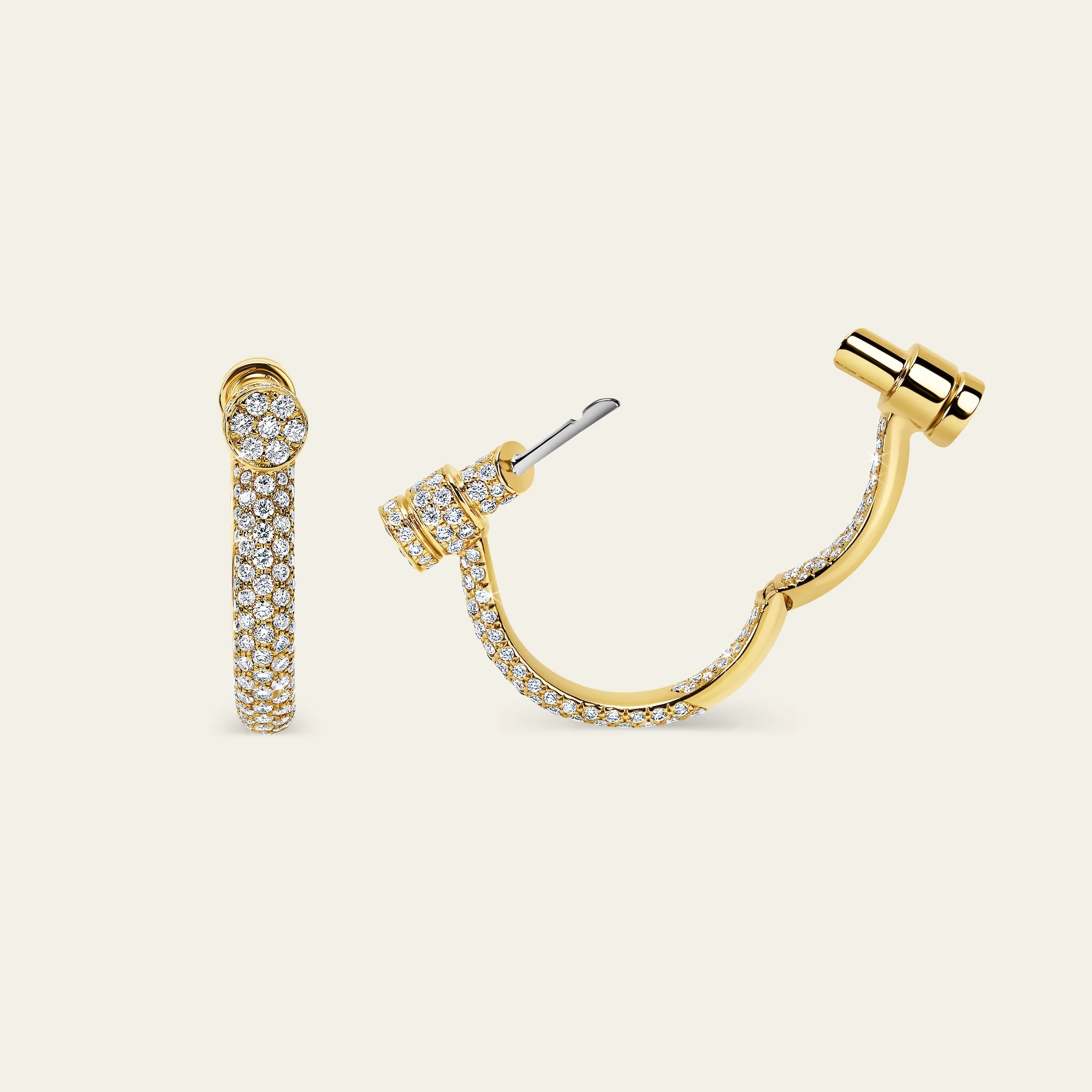 Jacob & Co. 18Kホワイトゴールド バングル 着用イメージ