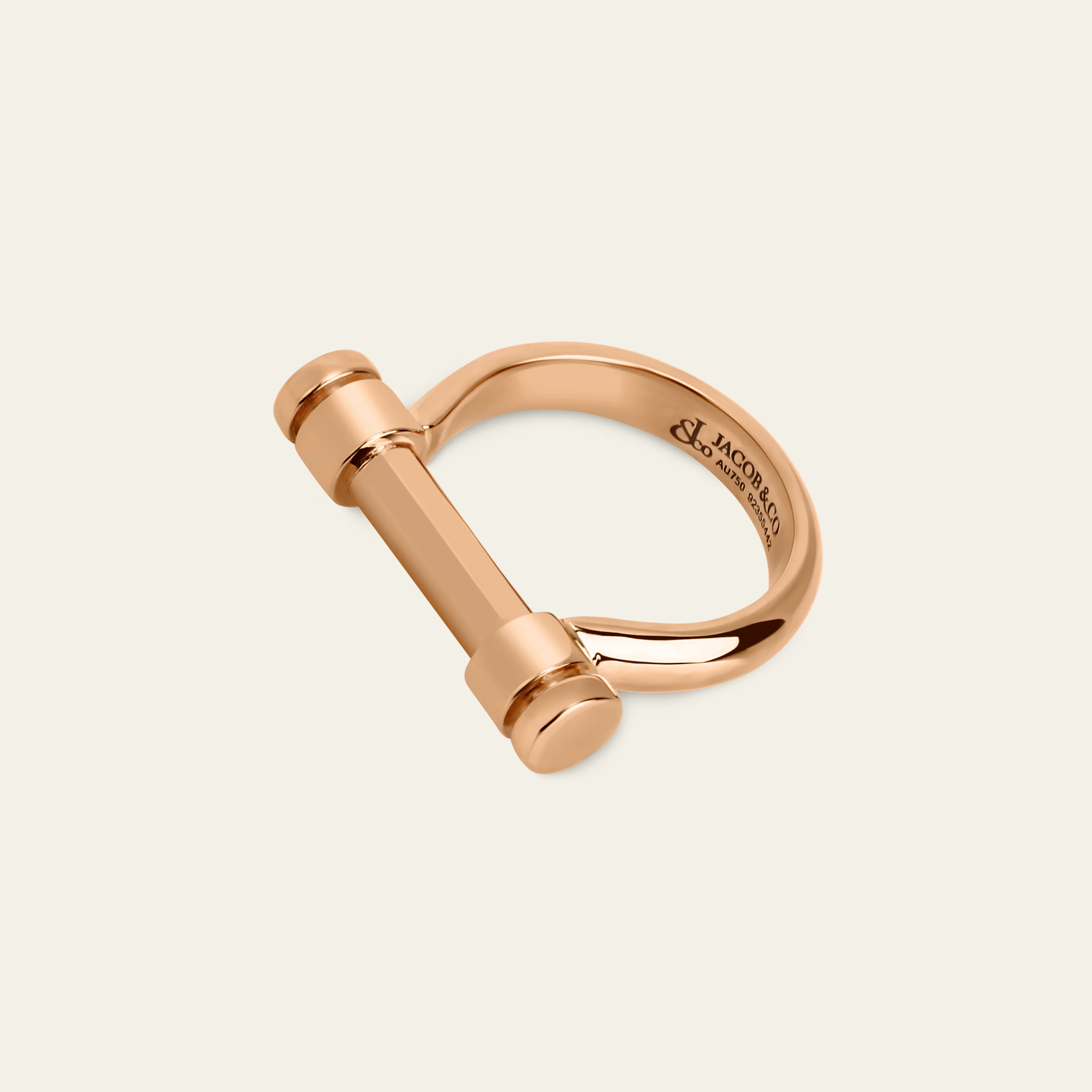 エストリボ 18KRG ゴールドリング 詳細デザイン