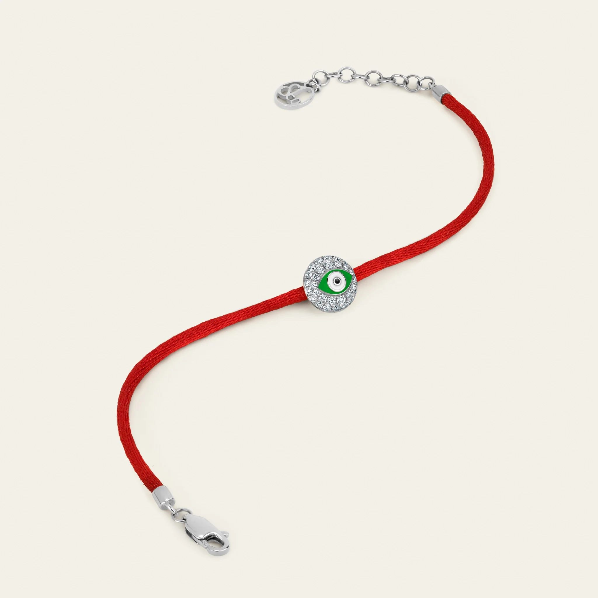 ジェイコブ エビル・アイ コレクション 18KWG ブレスレット 着用画像