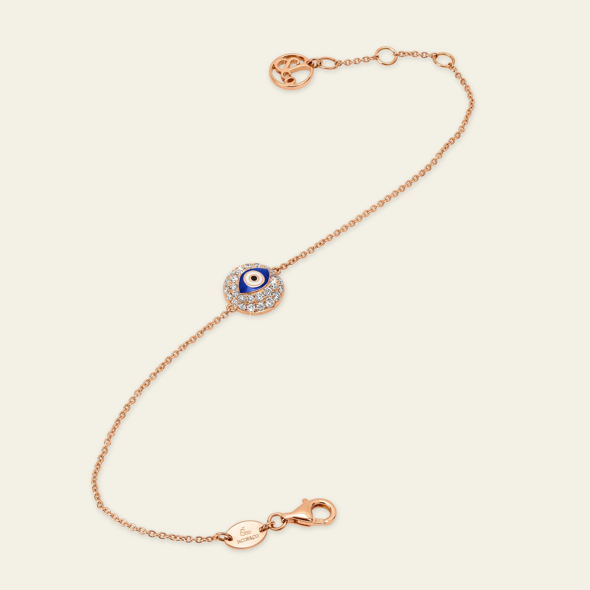 ジェイコブ エビル・アイ コレクション 18KRG ブレスレット 着用画像