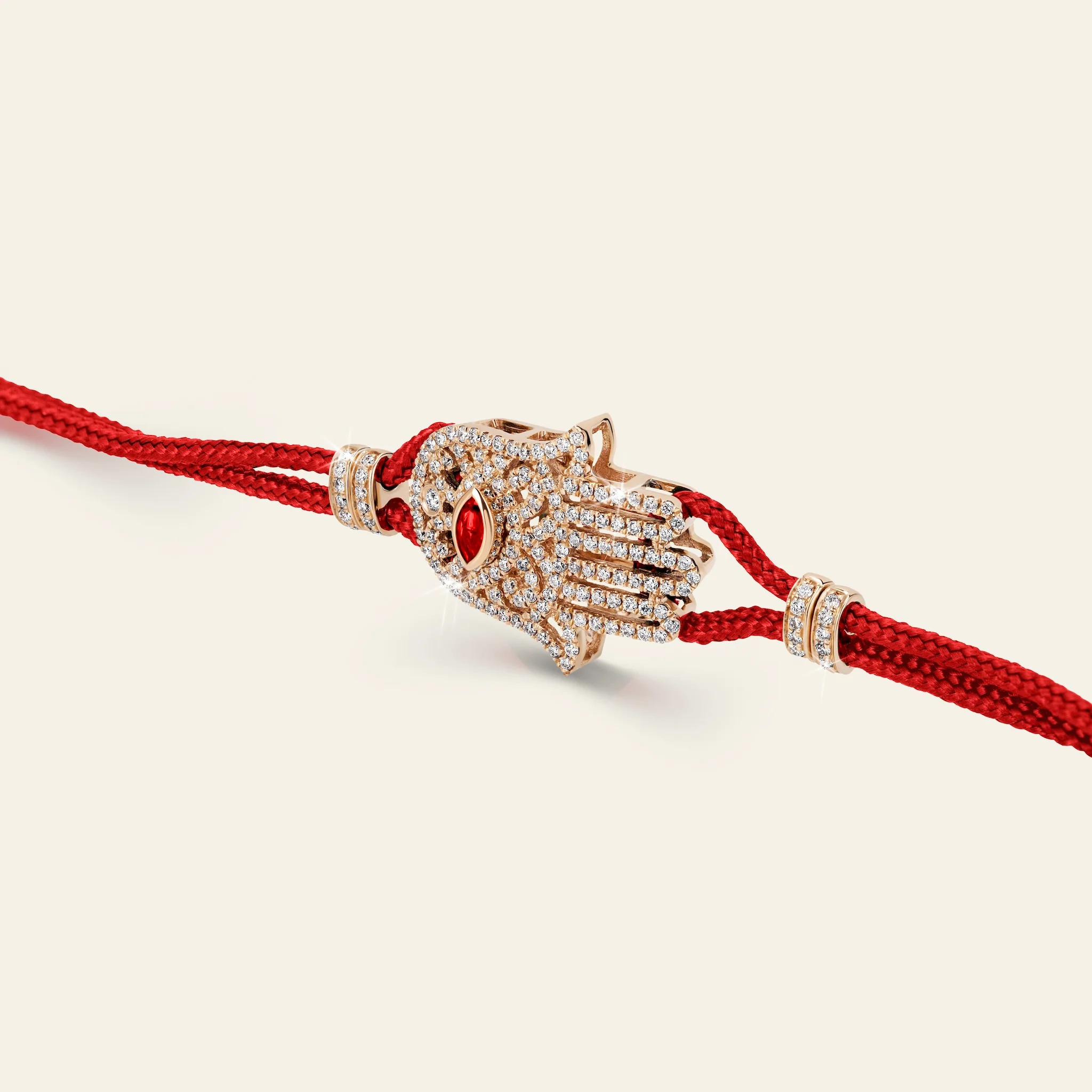 ジェイコブ エビル・アイ コレクション 18KRG ブレスレット 着用画像