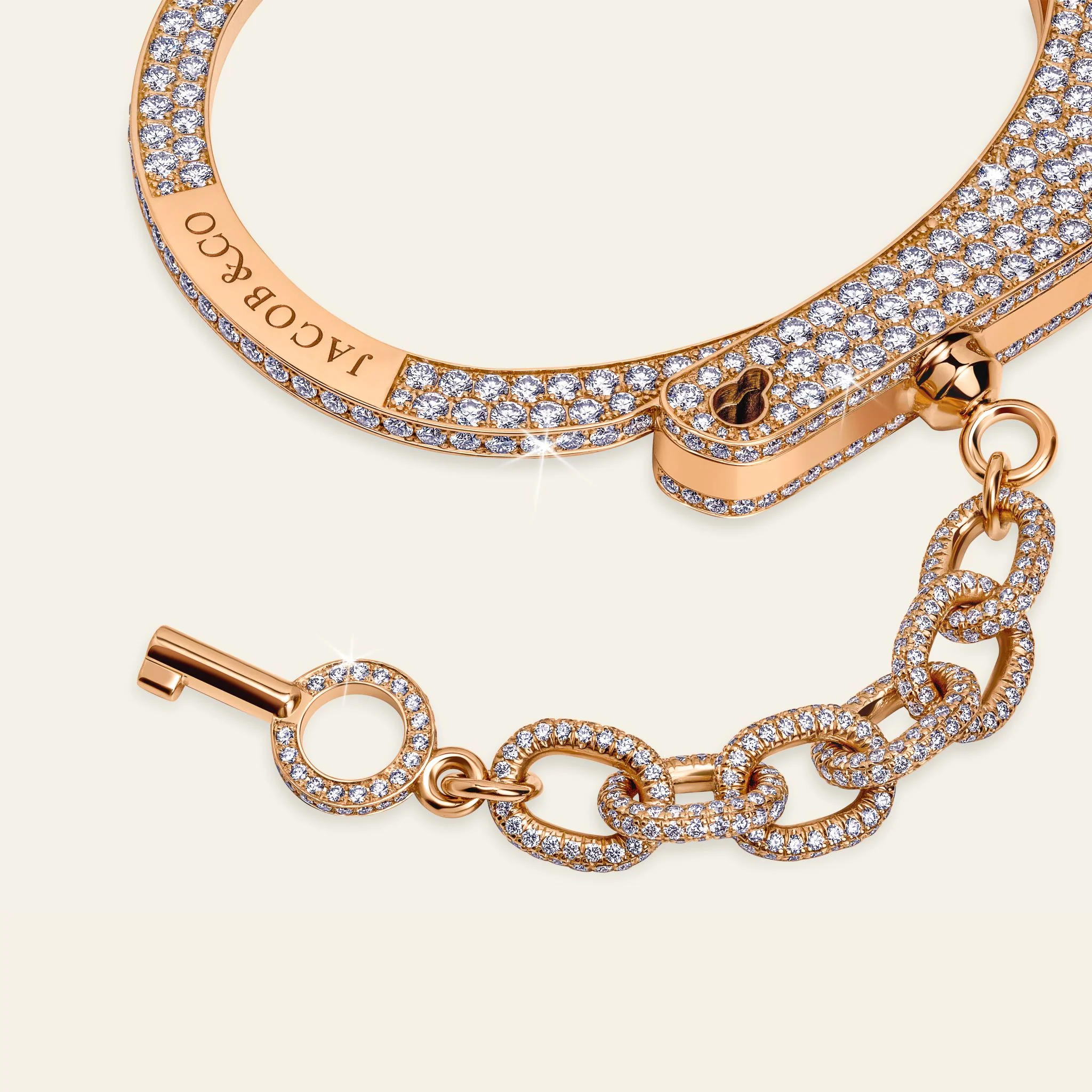 Jacob & Co. ハイジュエリー 26.75ct ダイヤモンド ブレスレット