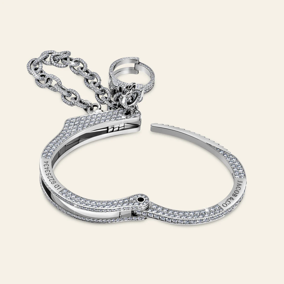 ラブ・ロックダウン リストレット 2046石のダイヤモンド 拡大詳細 (白金)