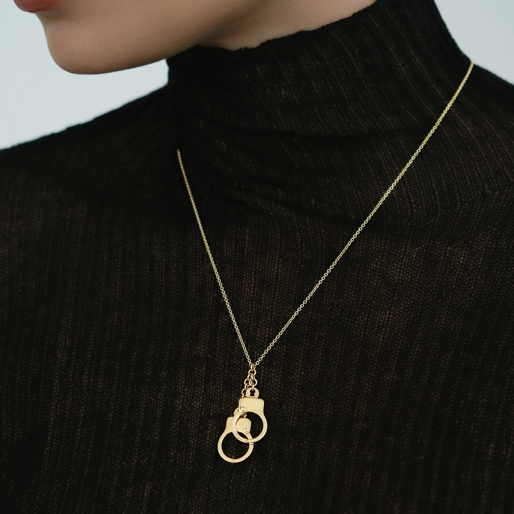 ラブ・ロックダウン ネックレス 留め具・ディテール (18KYG)