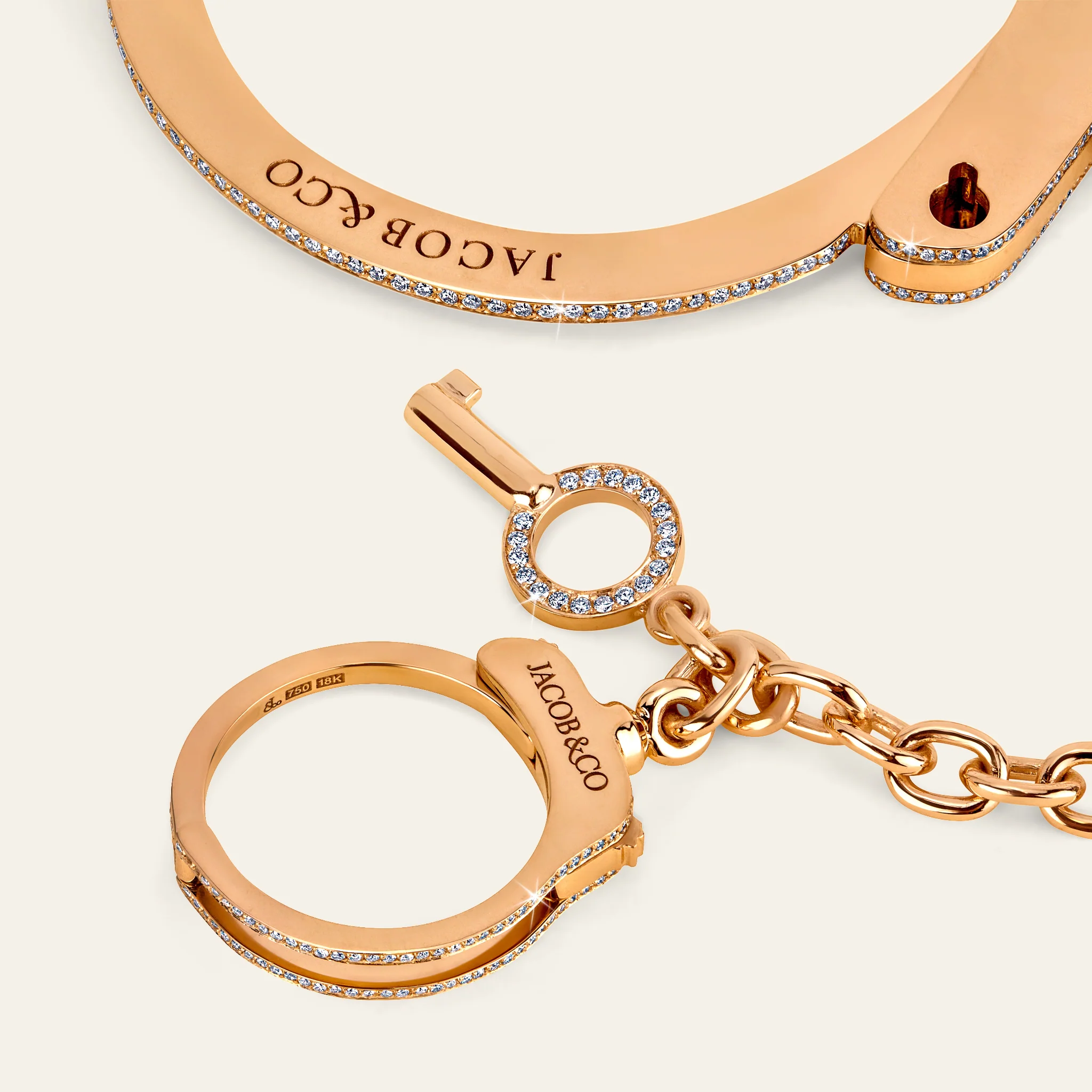 Jacob & Co. ラブ・ロックダウン リストレット ダイヤモンド