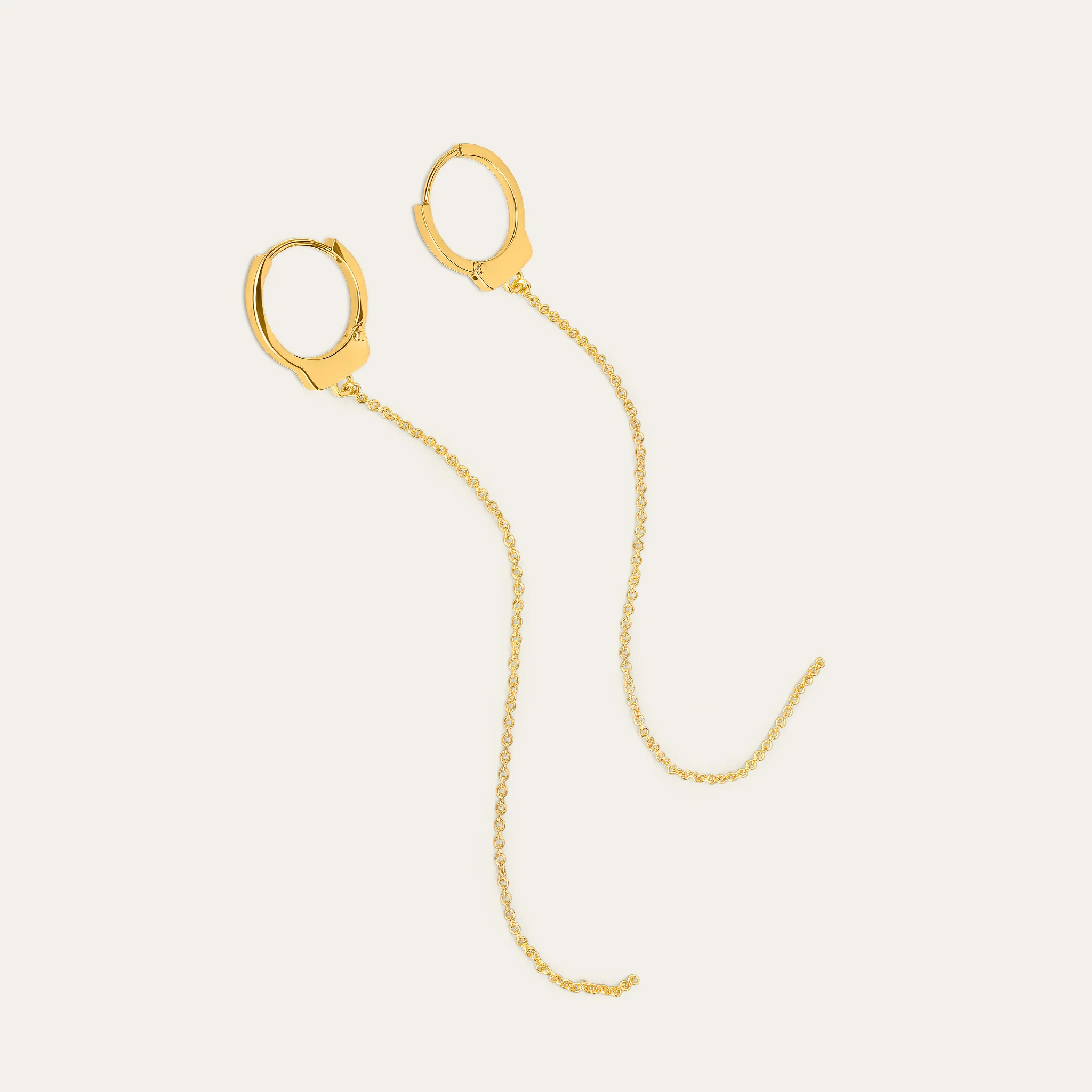 Jacob & Co. ラブ・ロックダウン イヤリング 18Kイエローゴールド 正面