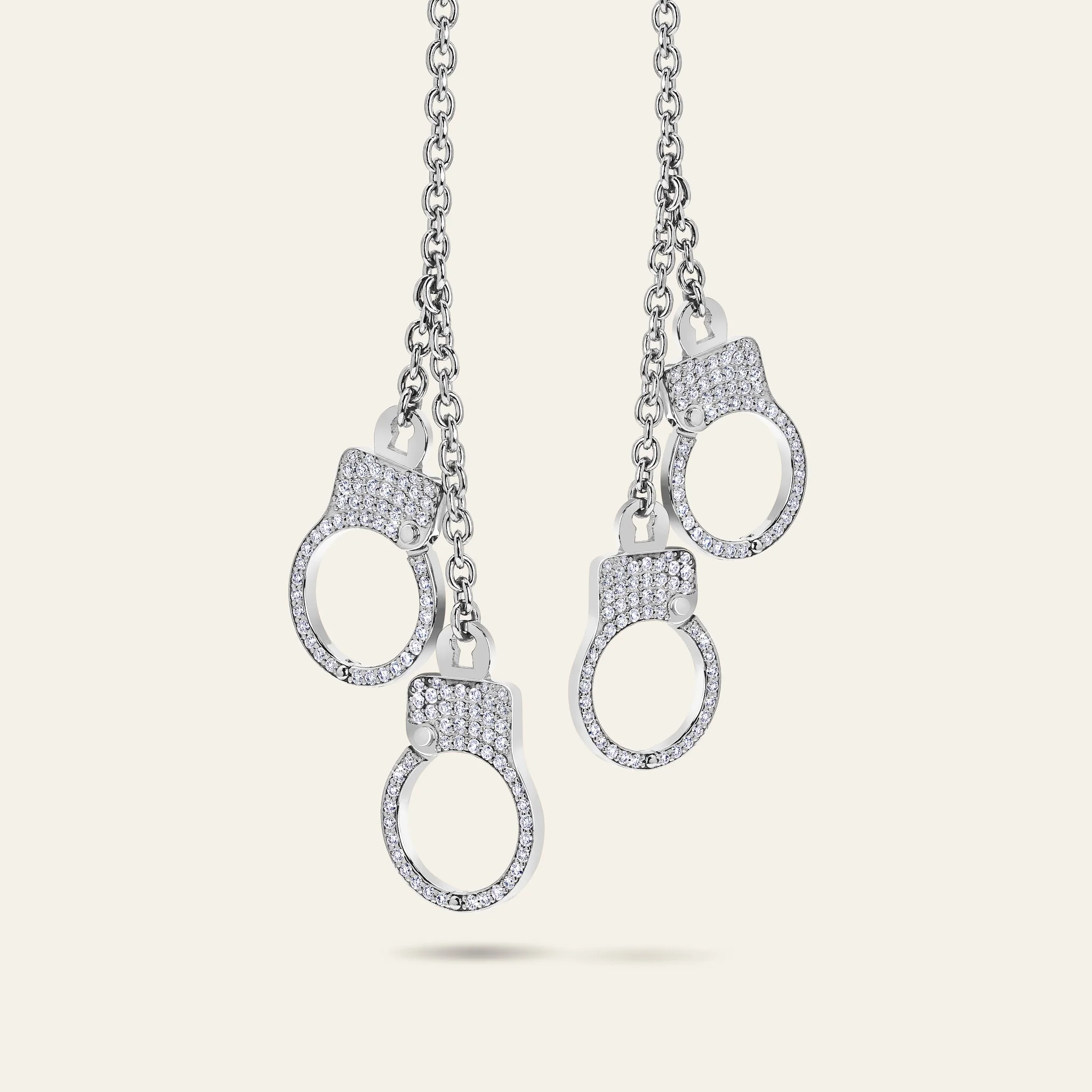 ラブ・ロックダウン ハンギングダイヤモンドイヤリング 裏面