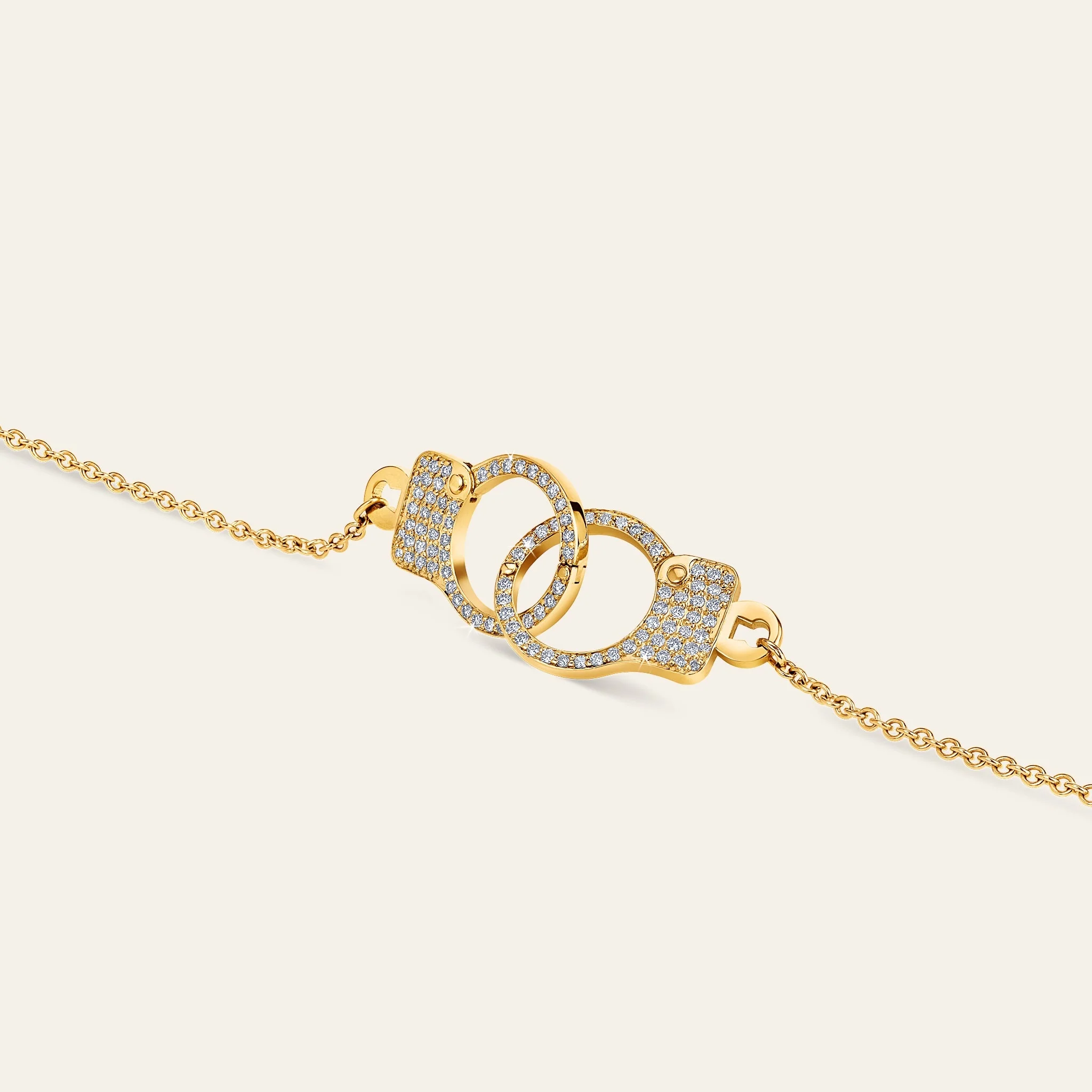 Jacob & Co. 18Kイエローゴールド 鎖と錠前のデザイン