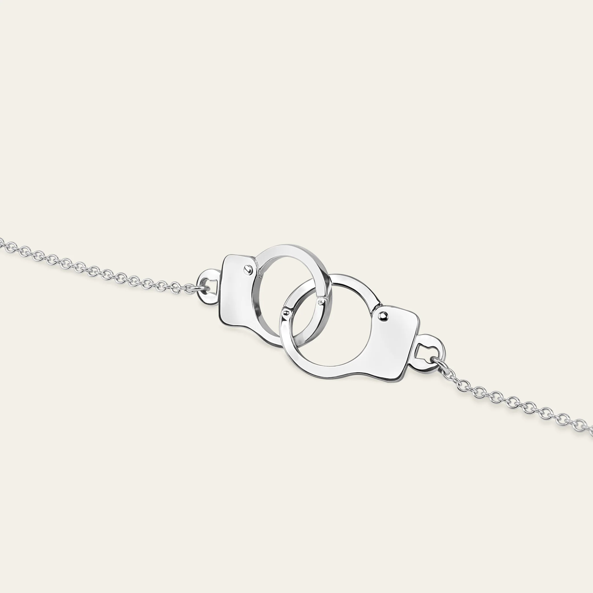 Jacob & Co. シルバーネックレス 鎖と錠前のデザイン