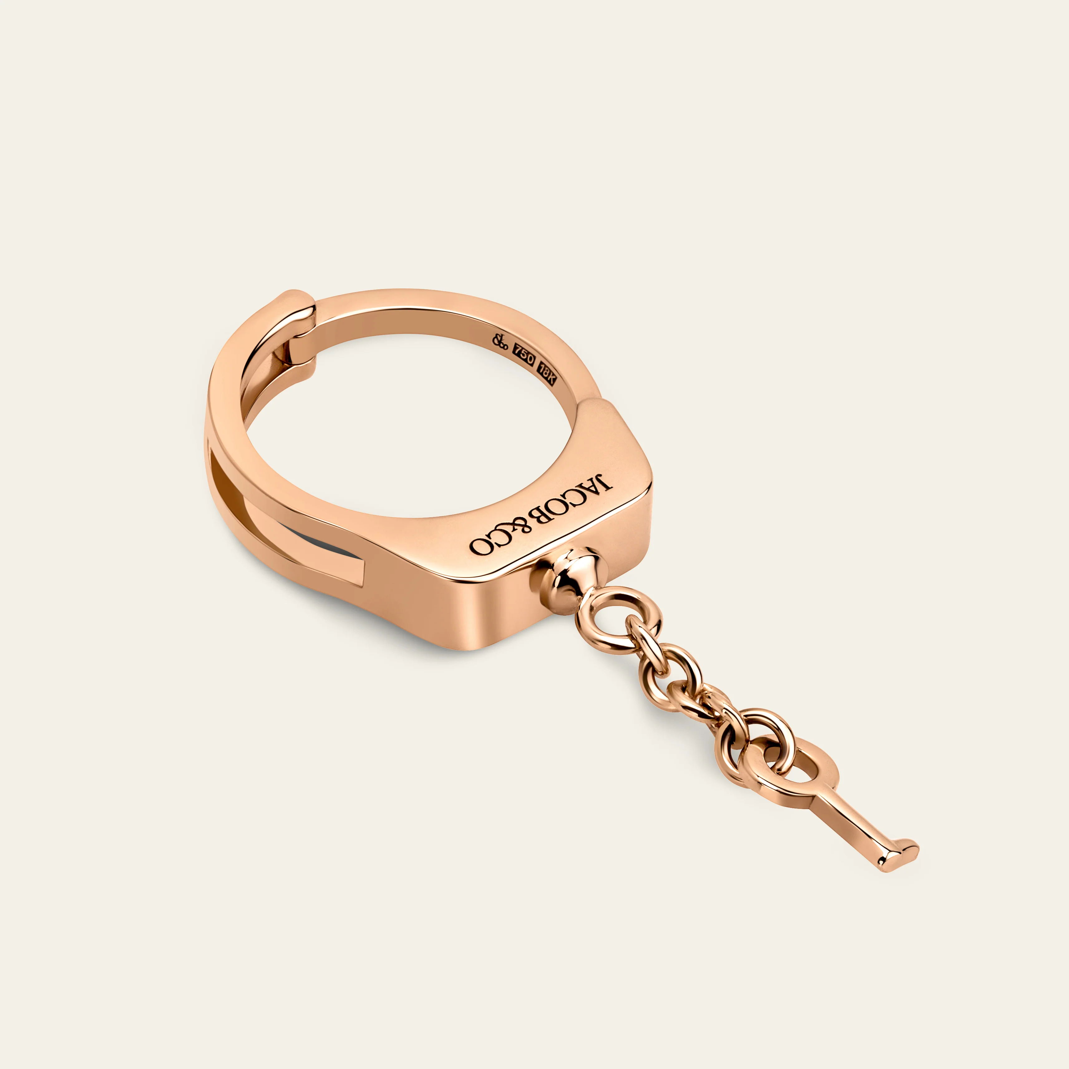 ラブ・ロックダウン リング 18KRG 拡大詳細