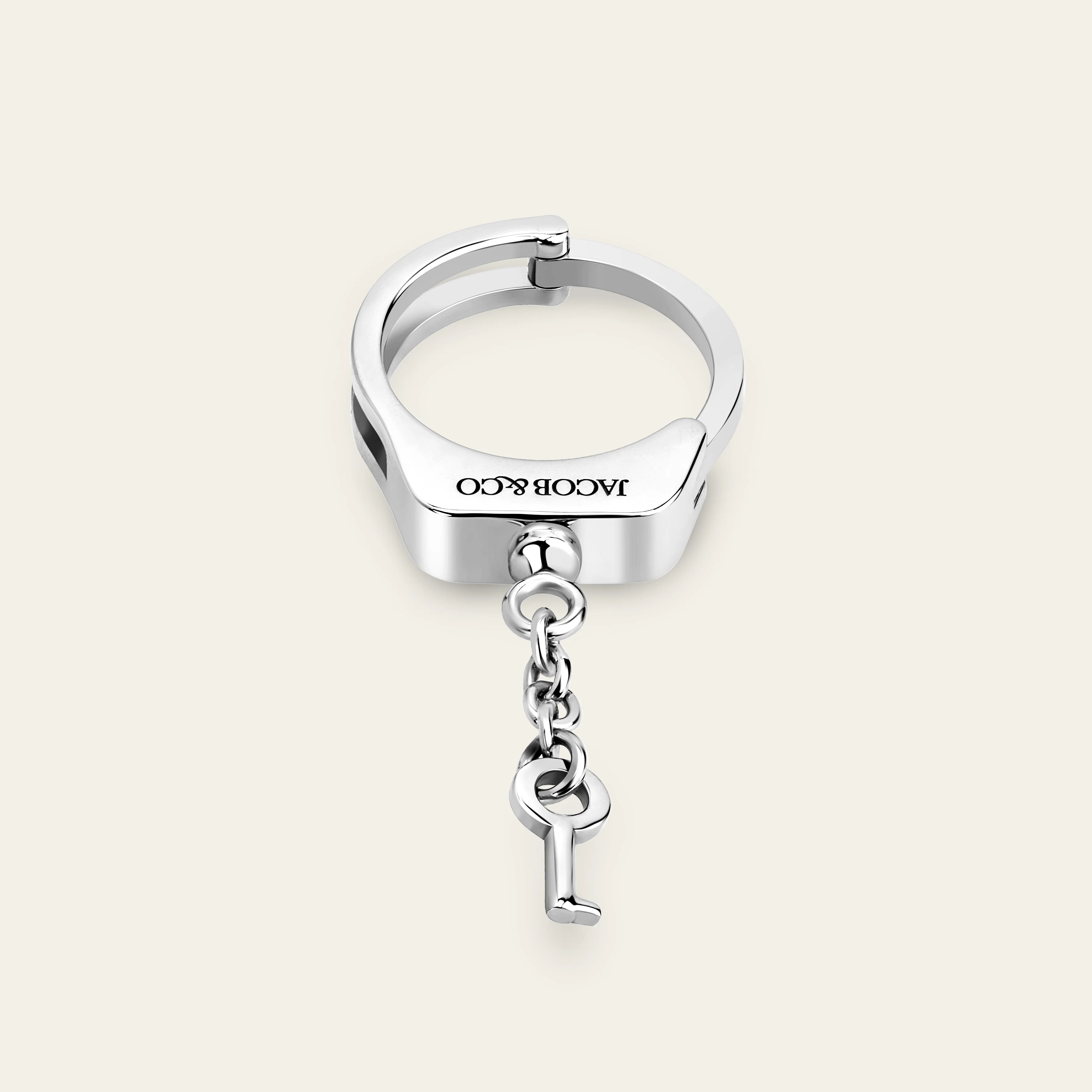 Jacob & Co. シルバー指輪 手錠モチーフデザイン