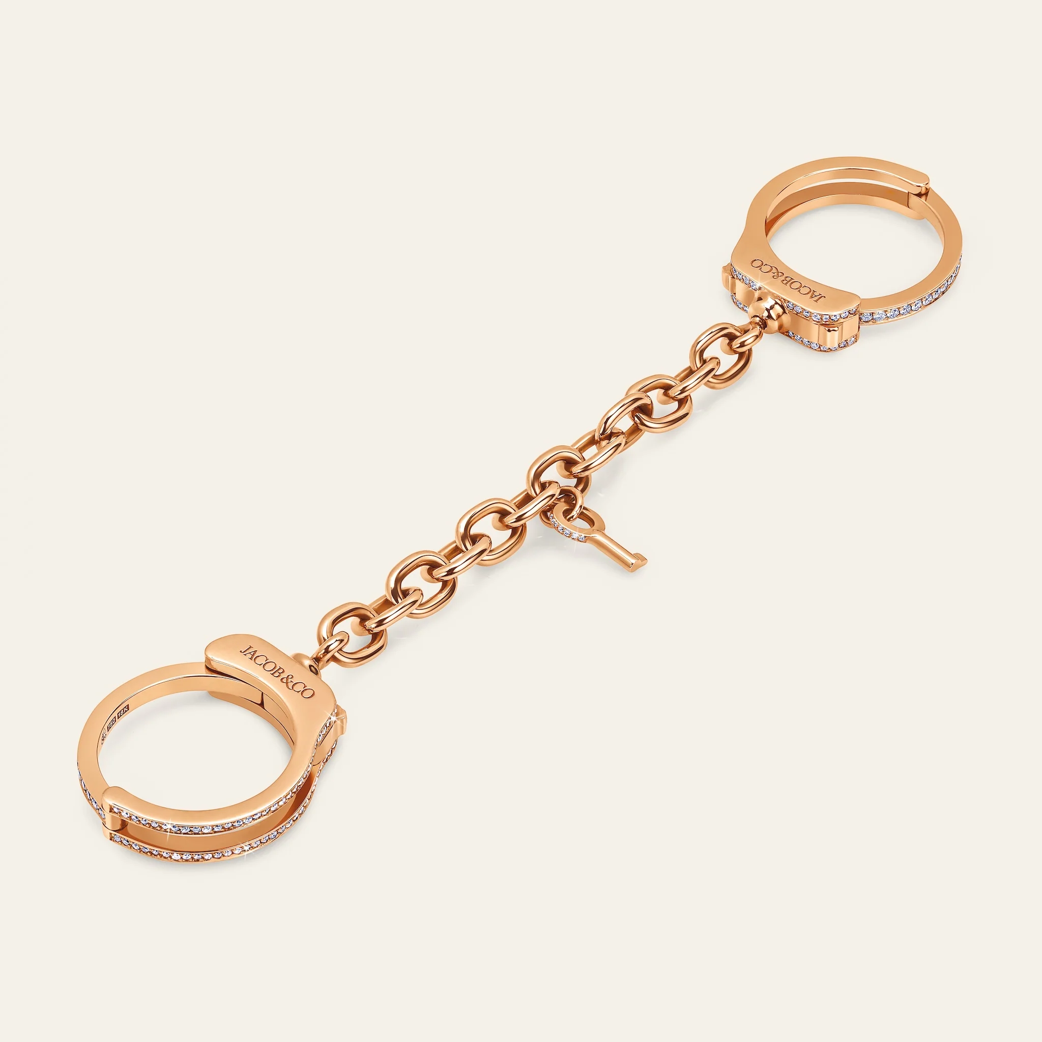 ラブ・ロックダウン 2フィンガーリング 18KRG 233石のダイヤモンド 拡大詳細