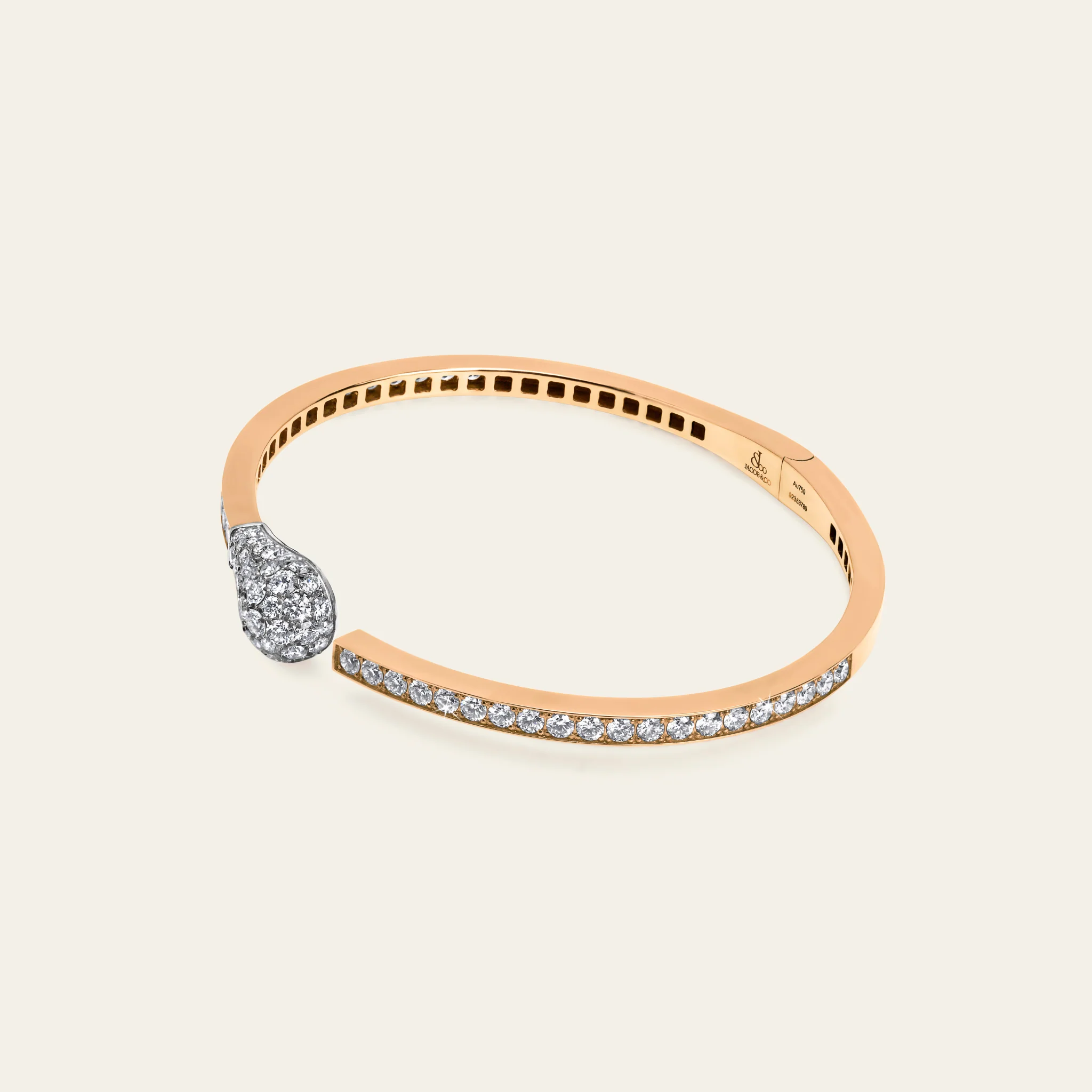 マッチ ダイヤモンド バングル パヴェセッティング 拡大詳細