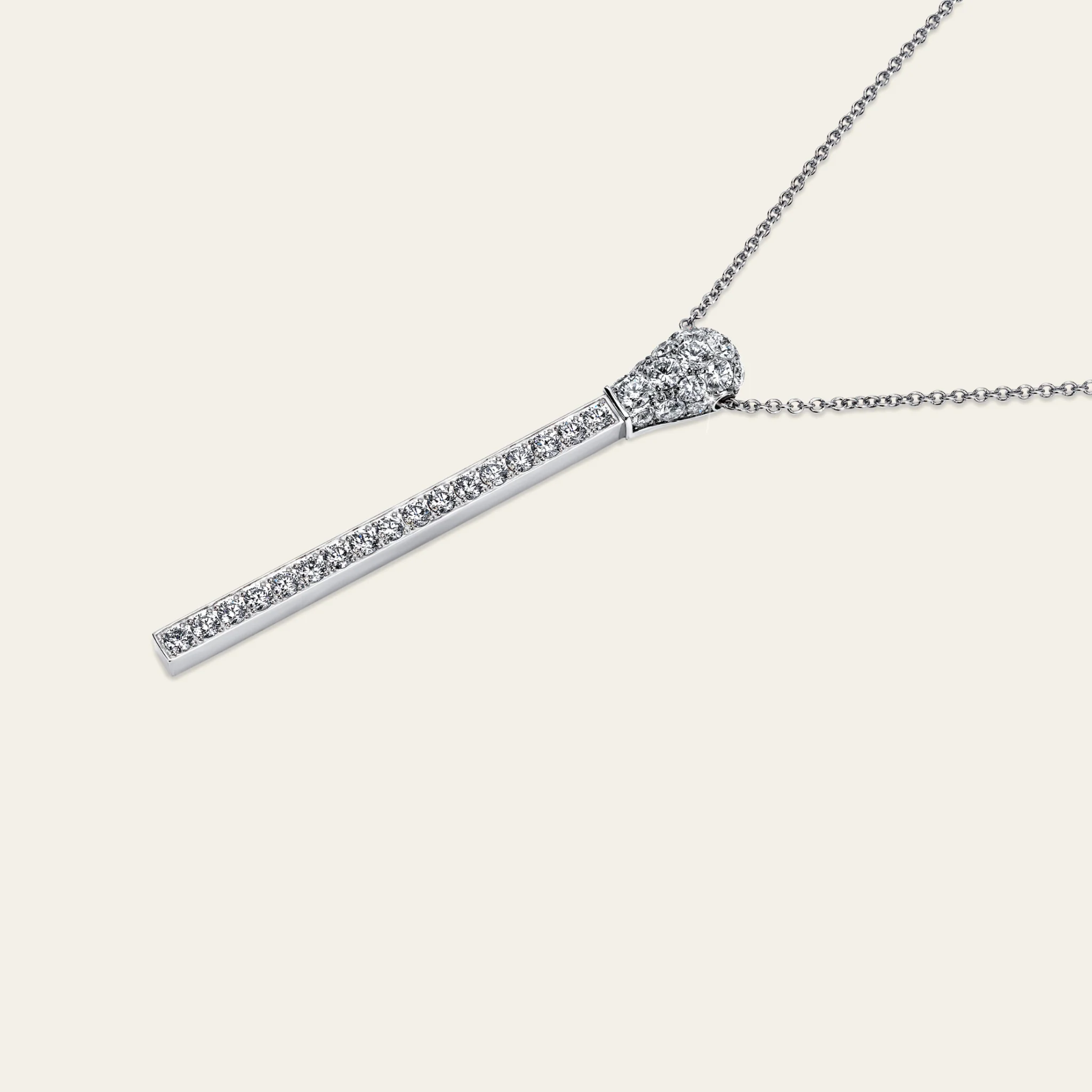 マッチ ダイヤモンド パヴェ セッティング ホワイトゴールド 詳細