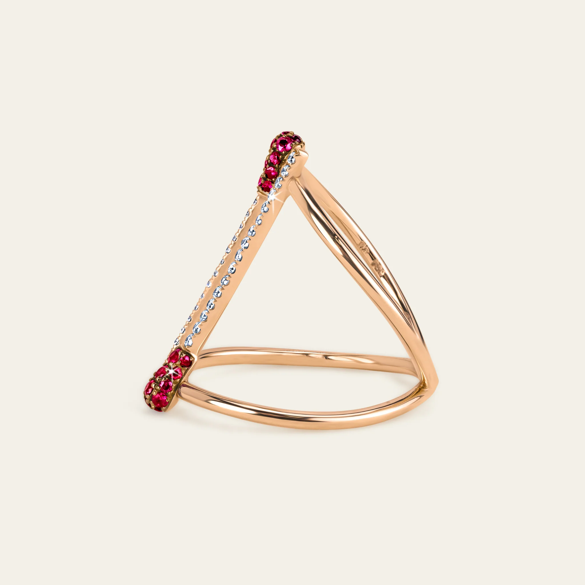 マッチ ルビー パヴェ ヘッド ダイヤモンド スティック 詳細