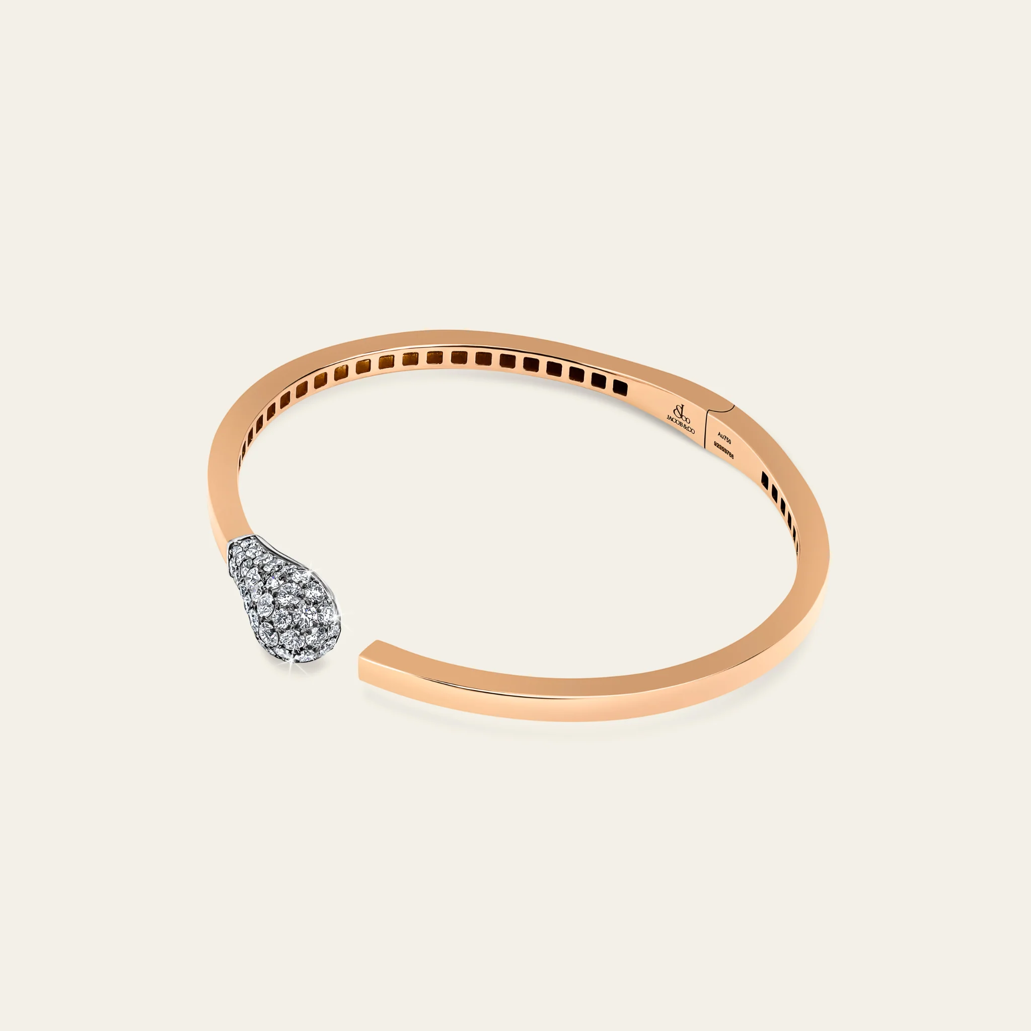 マッチ ダイヤモンド パヴェ ヘッド ローズゴールド 詳細