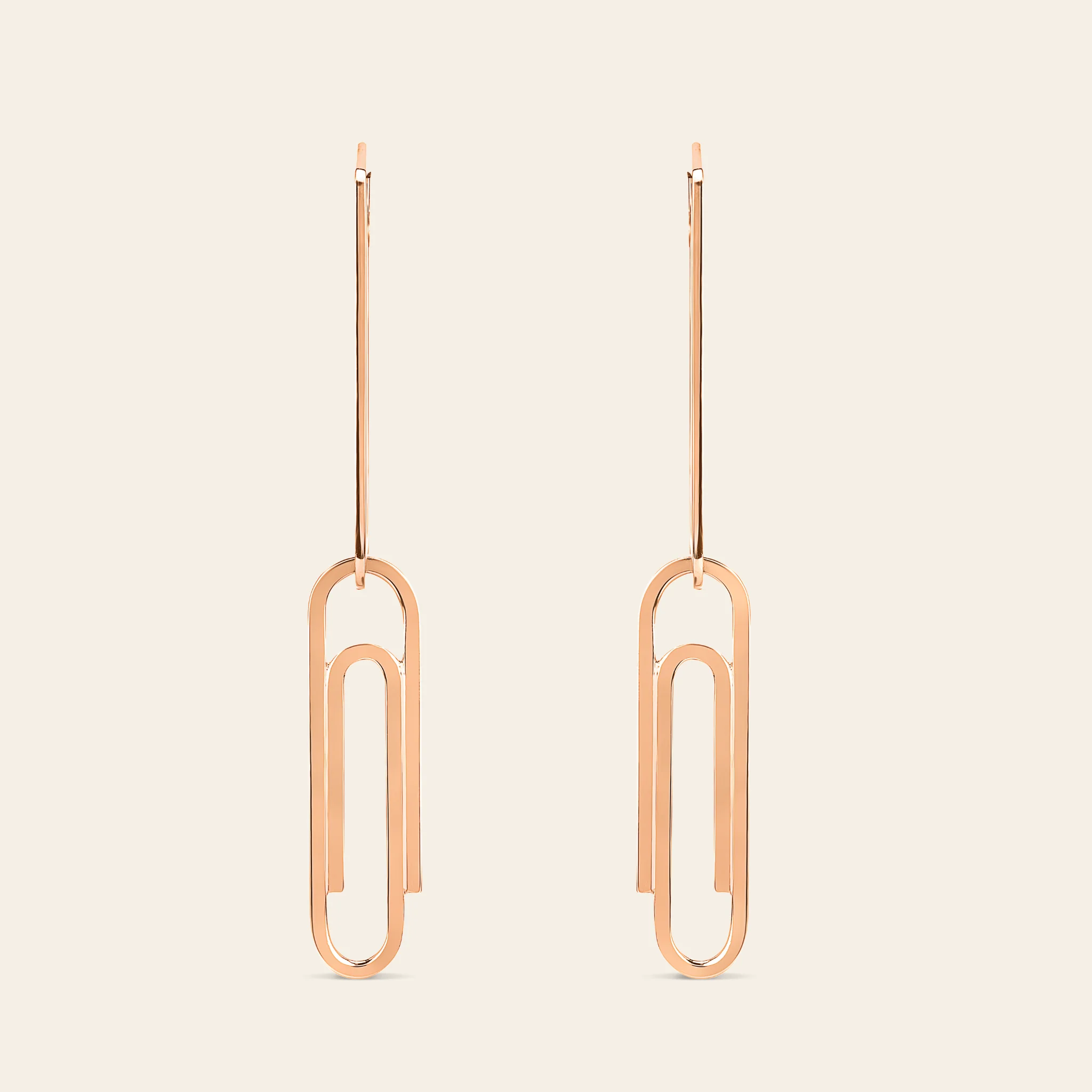 Jacob & Co. x Virgil Abloh オフィスサプライ ローズゴールド イヤリング