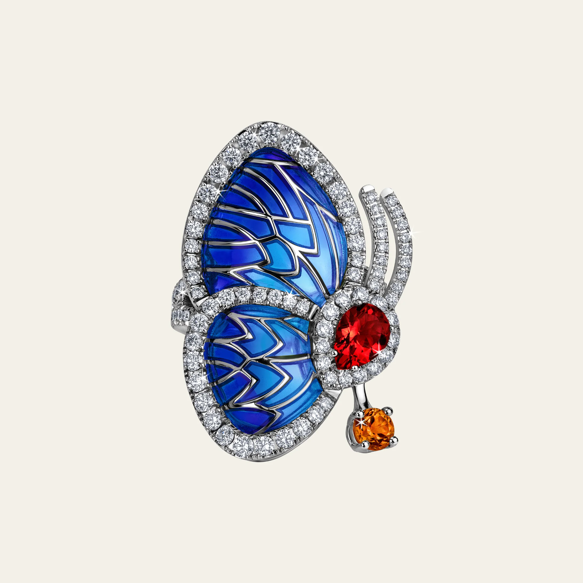 ステンドグラスのようなカテドラルエナメル デザイン詳細