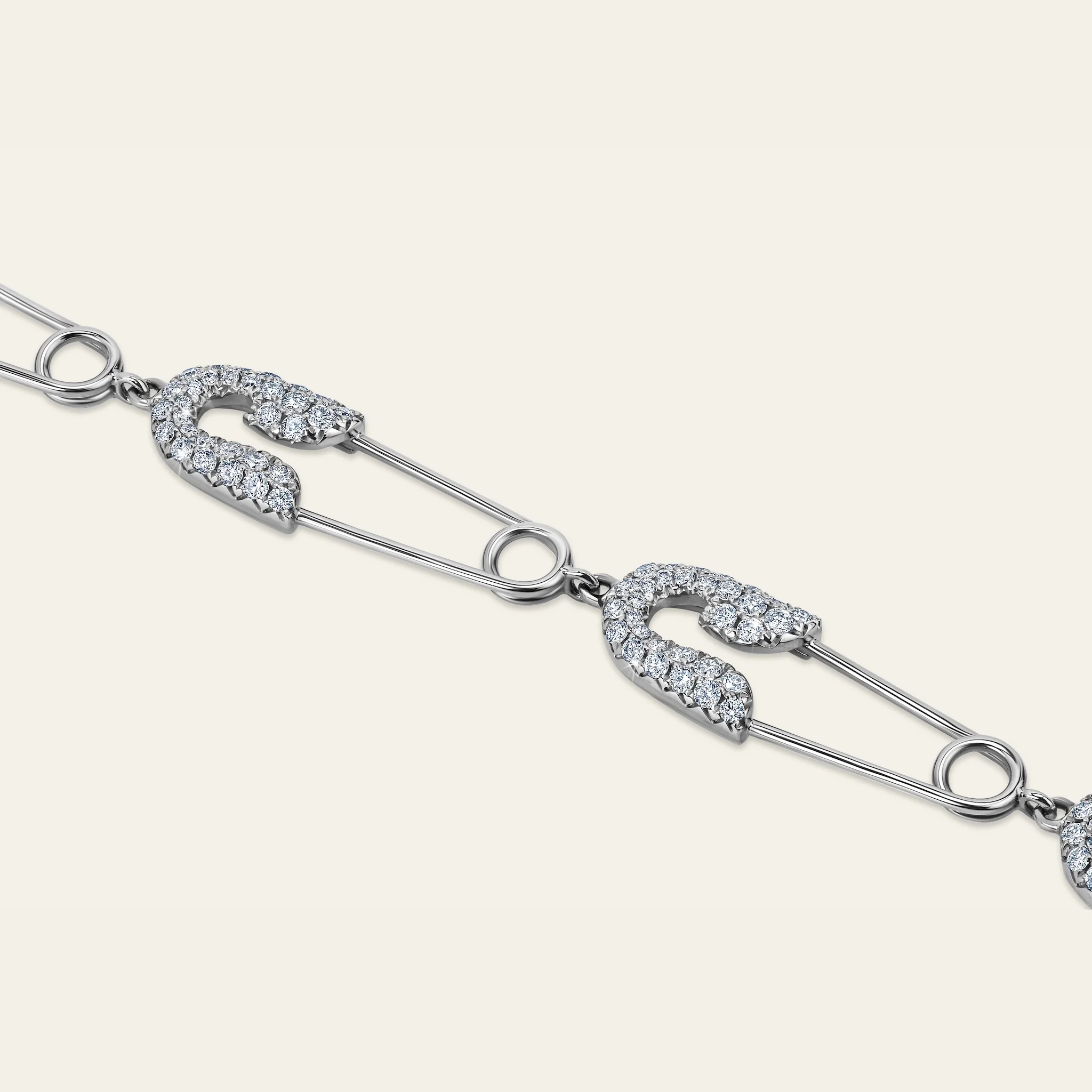 ジェイコブ セキュラス コレクション ホワイトゴールド ブレスレット 着用画像