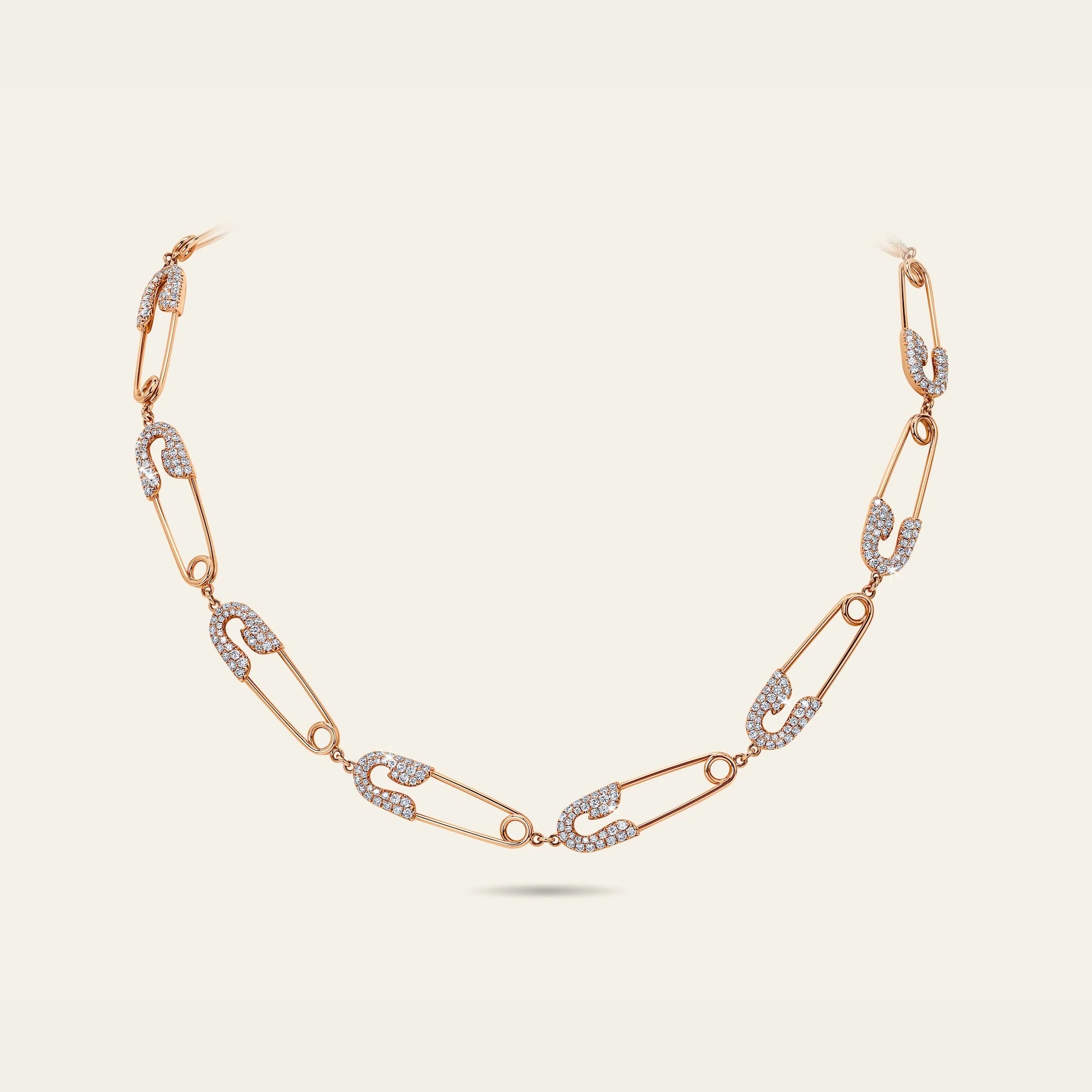 Jacob & Co. セキュラス チョーカー 18Kローズゴールド ダイヤモンド 正面