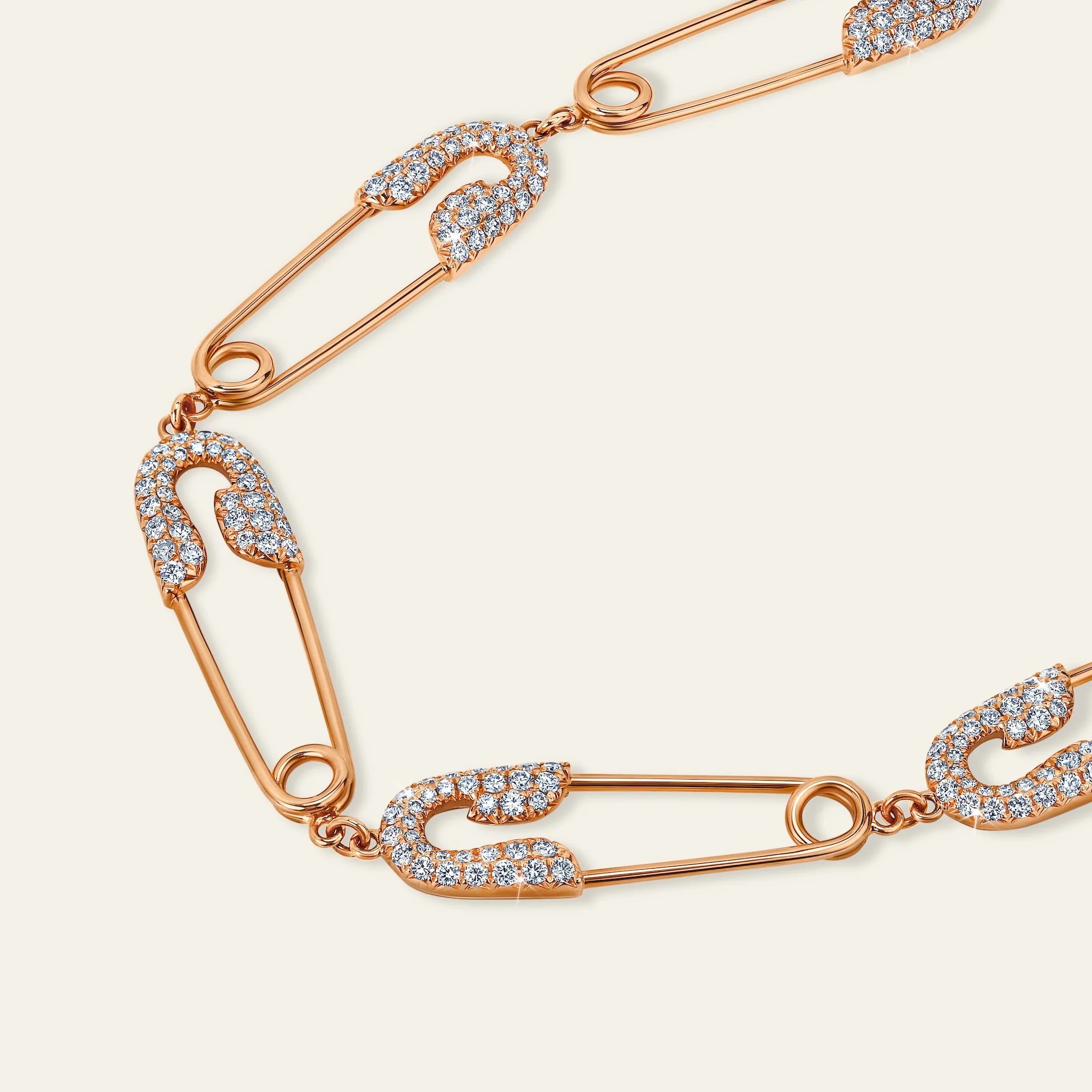 ジェイコブ セキュラス コレクション ローズゴールド チョーカー 着用画像