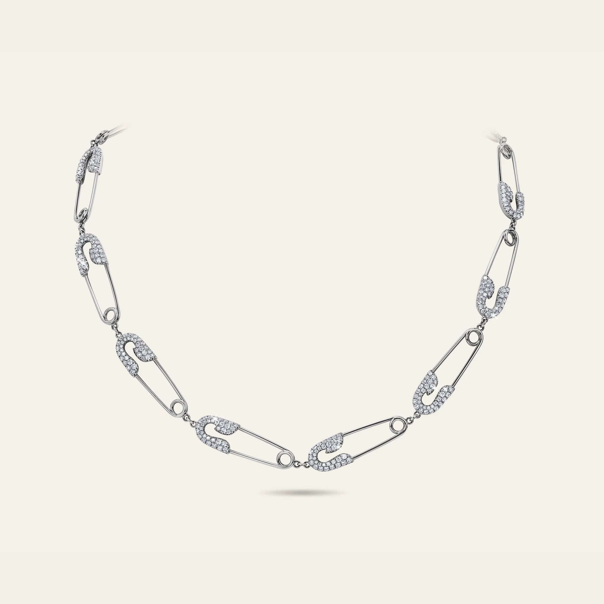 Jacob & Co. セキュラス チョーカー 18Kホワイトゴールド ダイヤモンド 正面