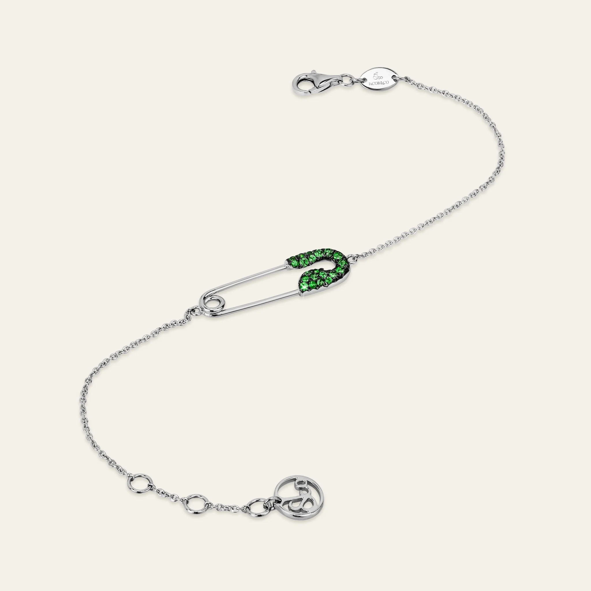 セキュラス ツァボライト セッティング ホワイトゴールド デザイン詳細