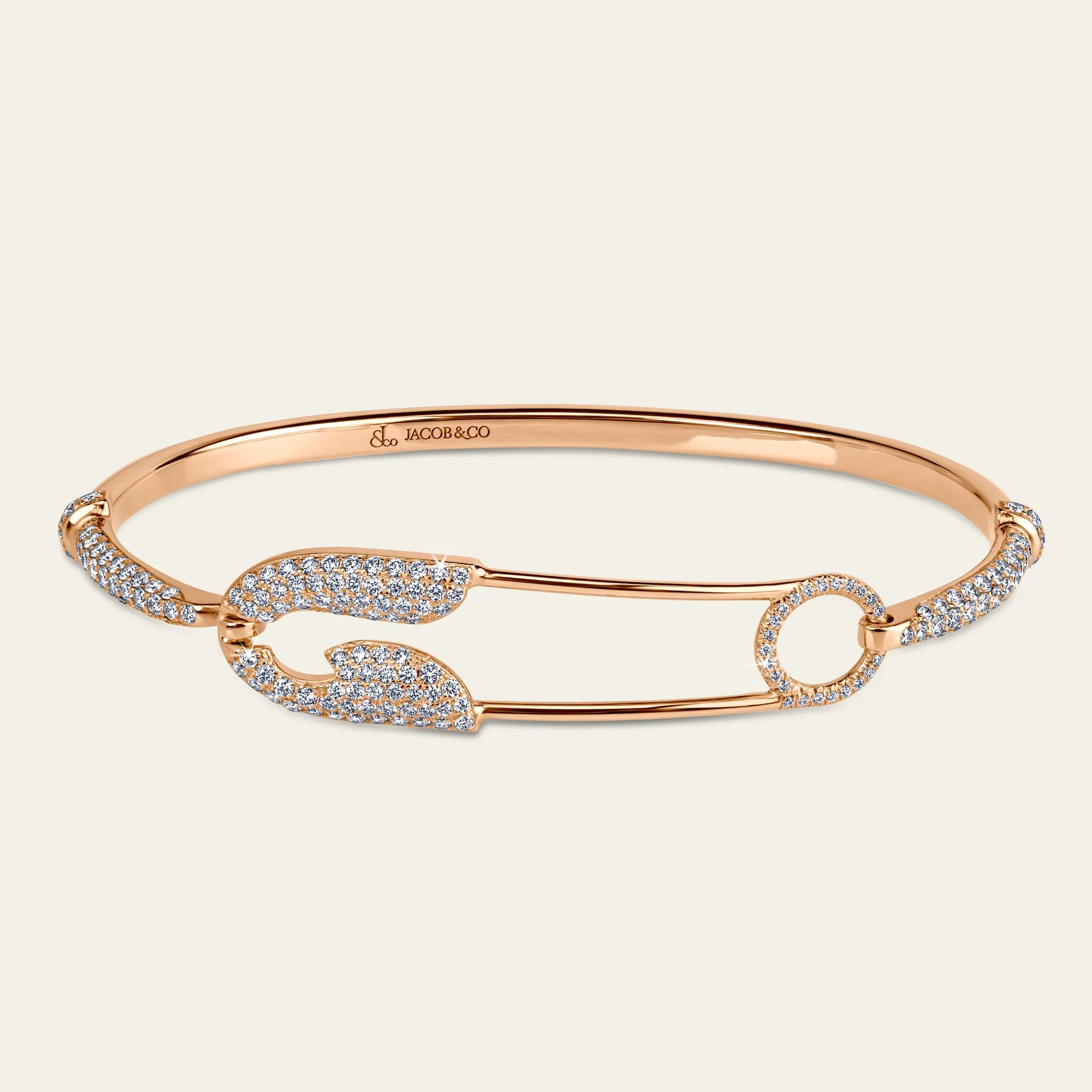 セキュラス ダイヤモンド パヴェセッティング 18KRG 拡大詳細