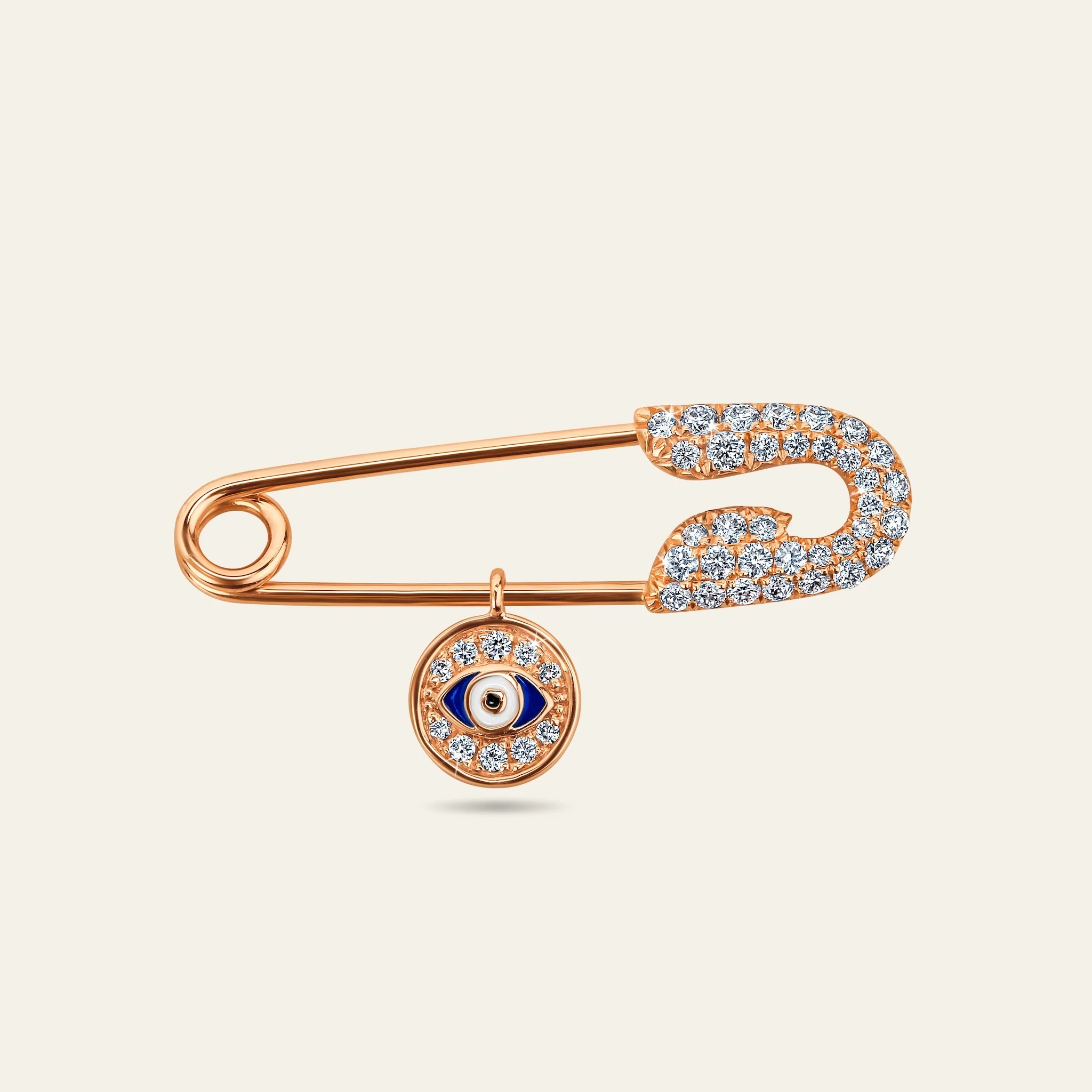 Jacob & Co. セキュラス ピン 18Kローズゴールド ダイヤモンド 正面