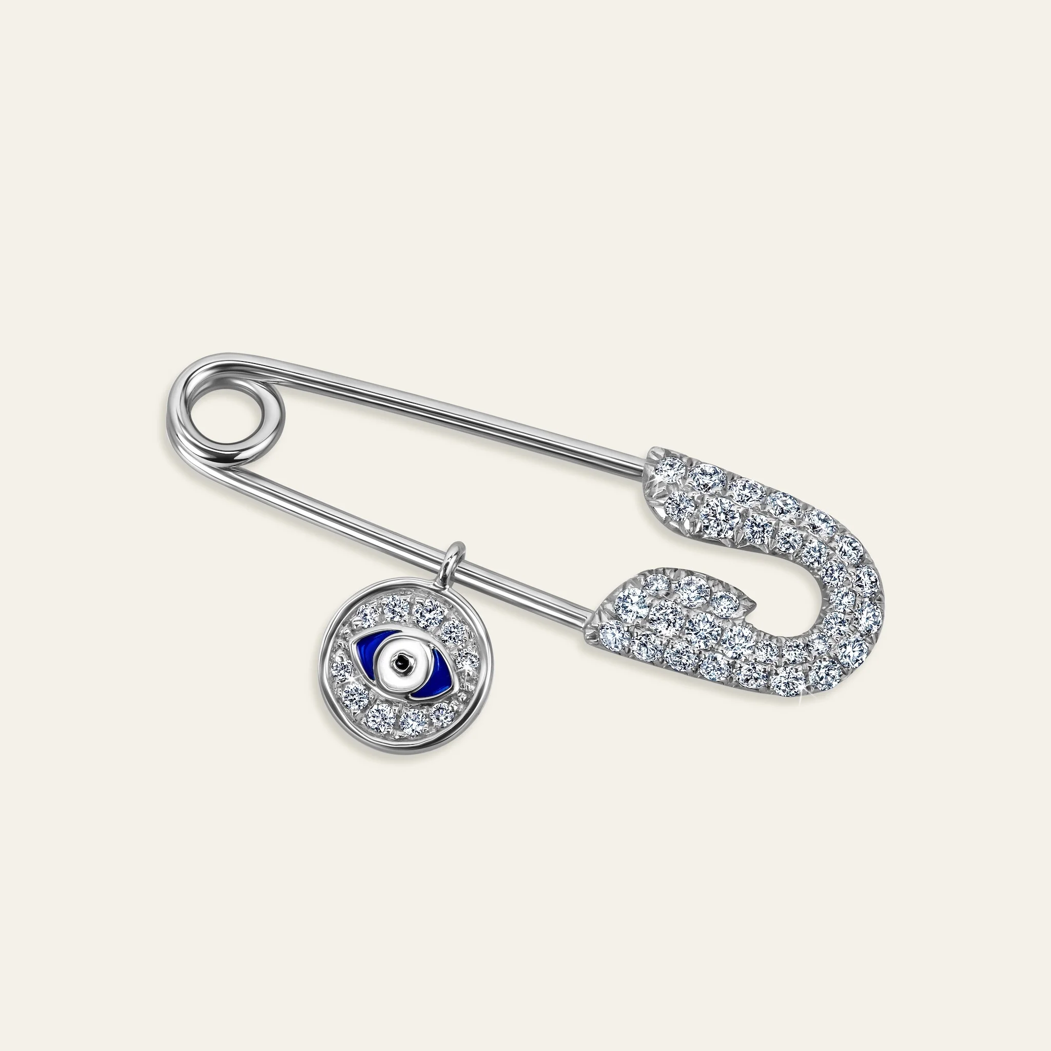 セキュラス ダイヤモンド パヴェ ＆ エナメルアイ ホワイトゴールド 詳細