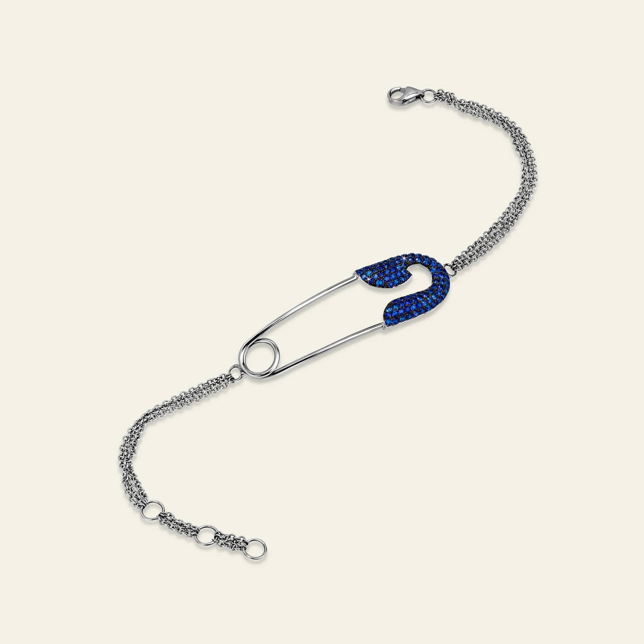 セキュラス サファイア パヴェセッティング ホワイトゴールド デザイン詳細