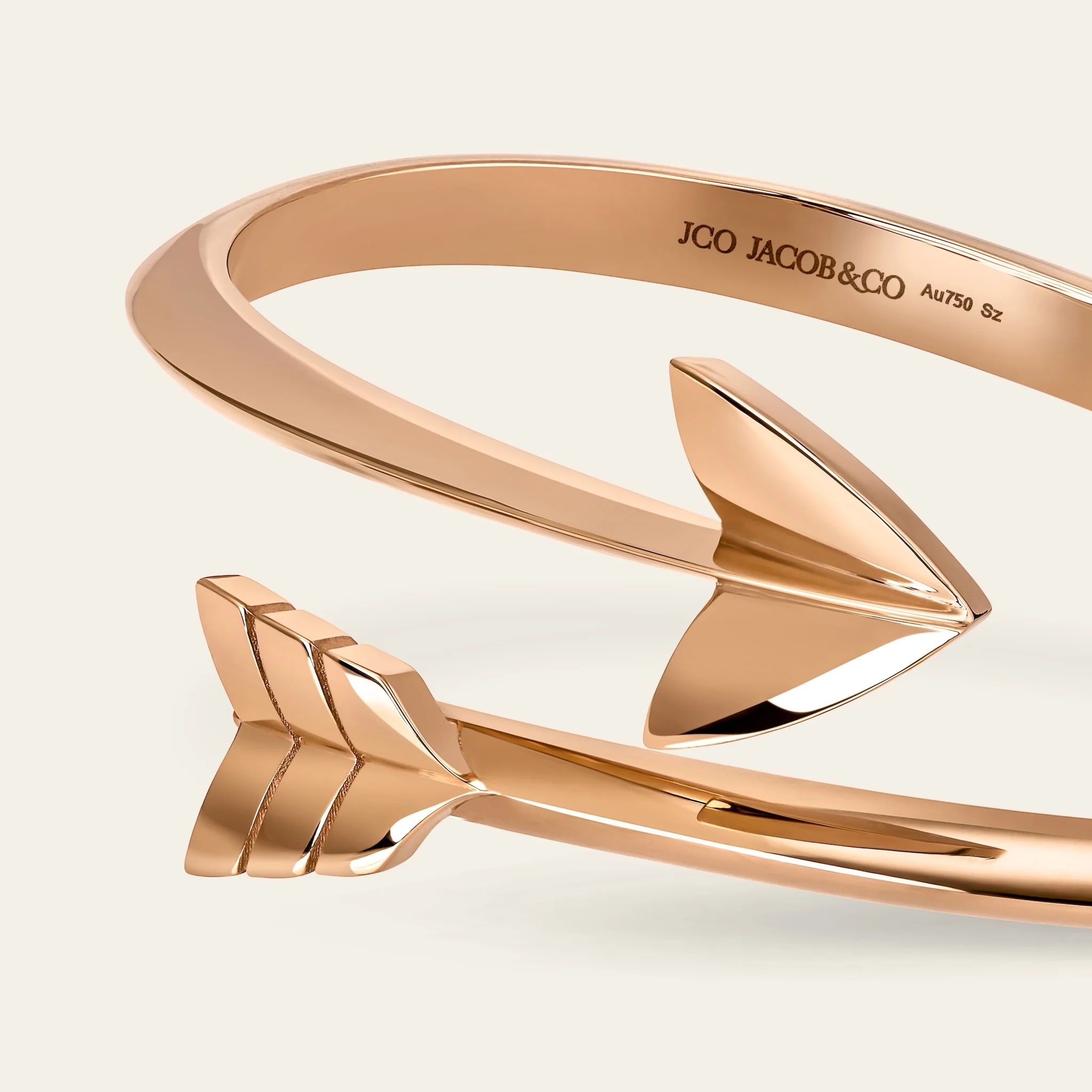 スーパーアロー ブレスレット 18KRG 拡大詳細