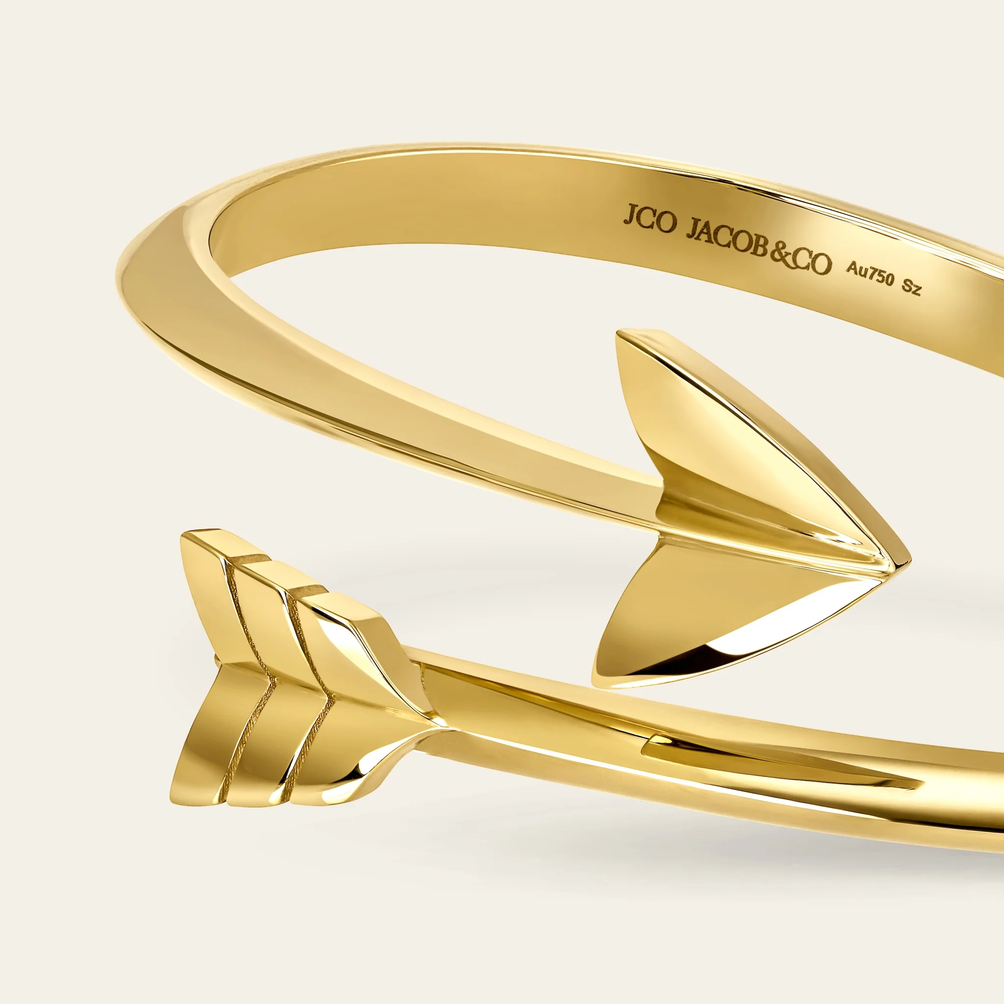 スーパーアロー ブレスレット 18KYG 拡大詳細