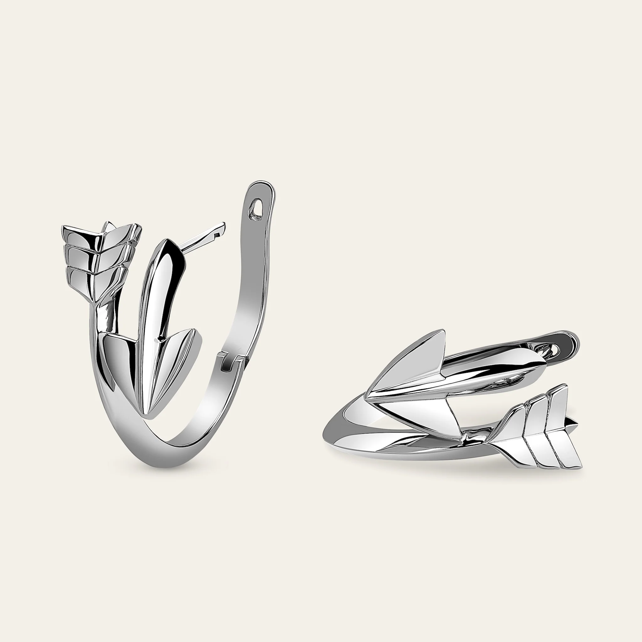 スーパーアロー イヤリング 18KWG 詳細