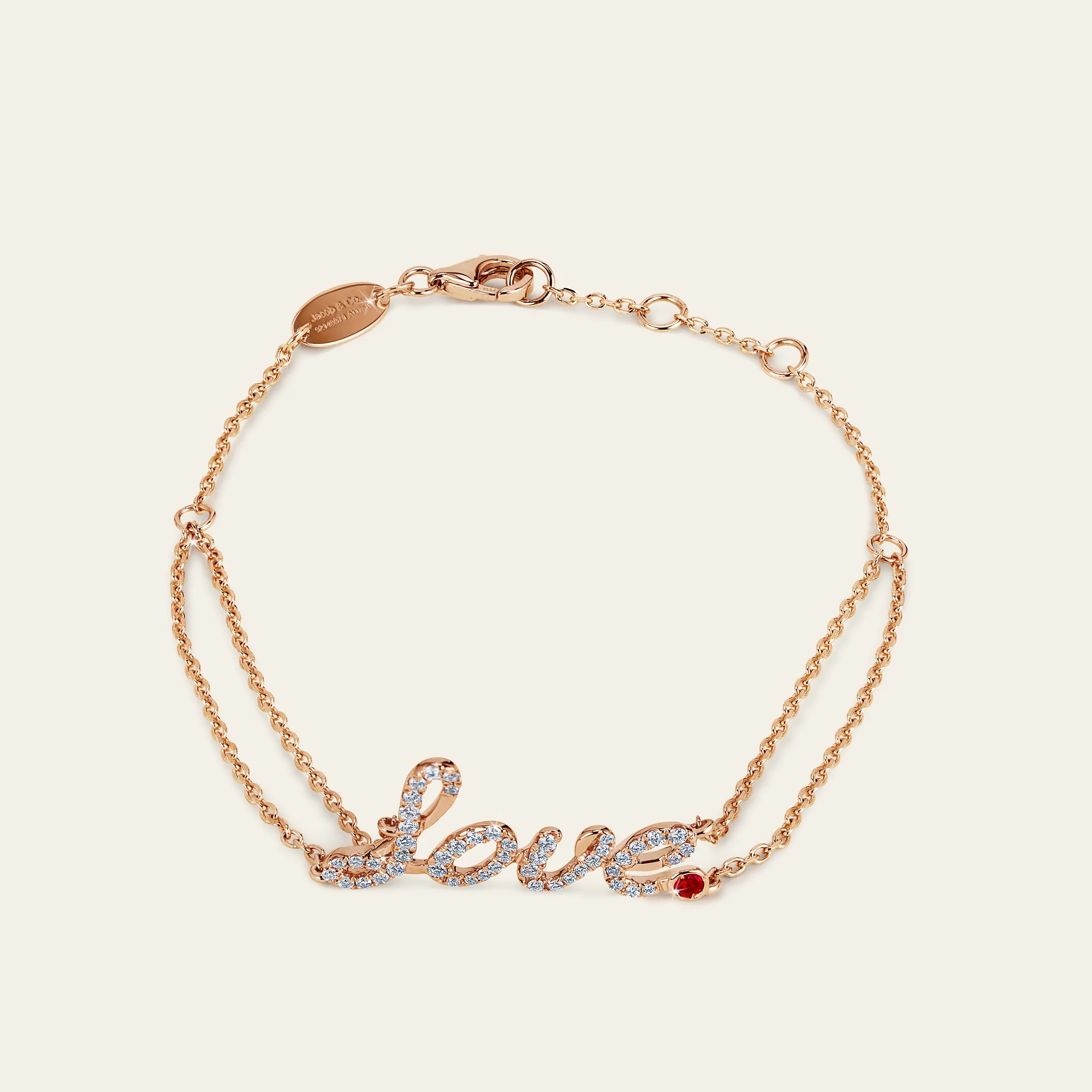 Jacob & Co. ユー・アー・ユー LOVE ダイヤモンド ネックレス