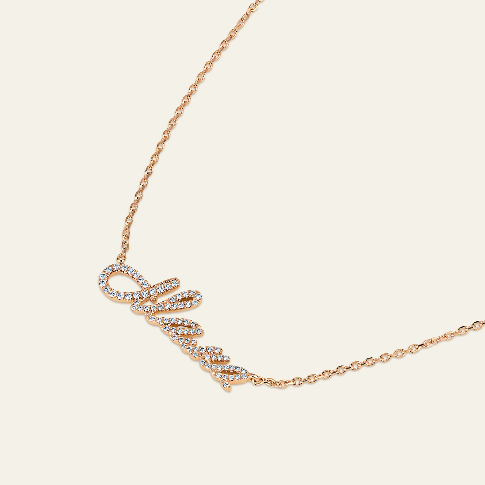 ジェイコブ ユー・アー・ユー ネックレス 18KRG 手元・首元コーディネート