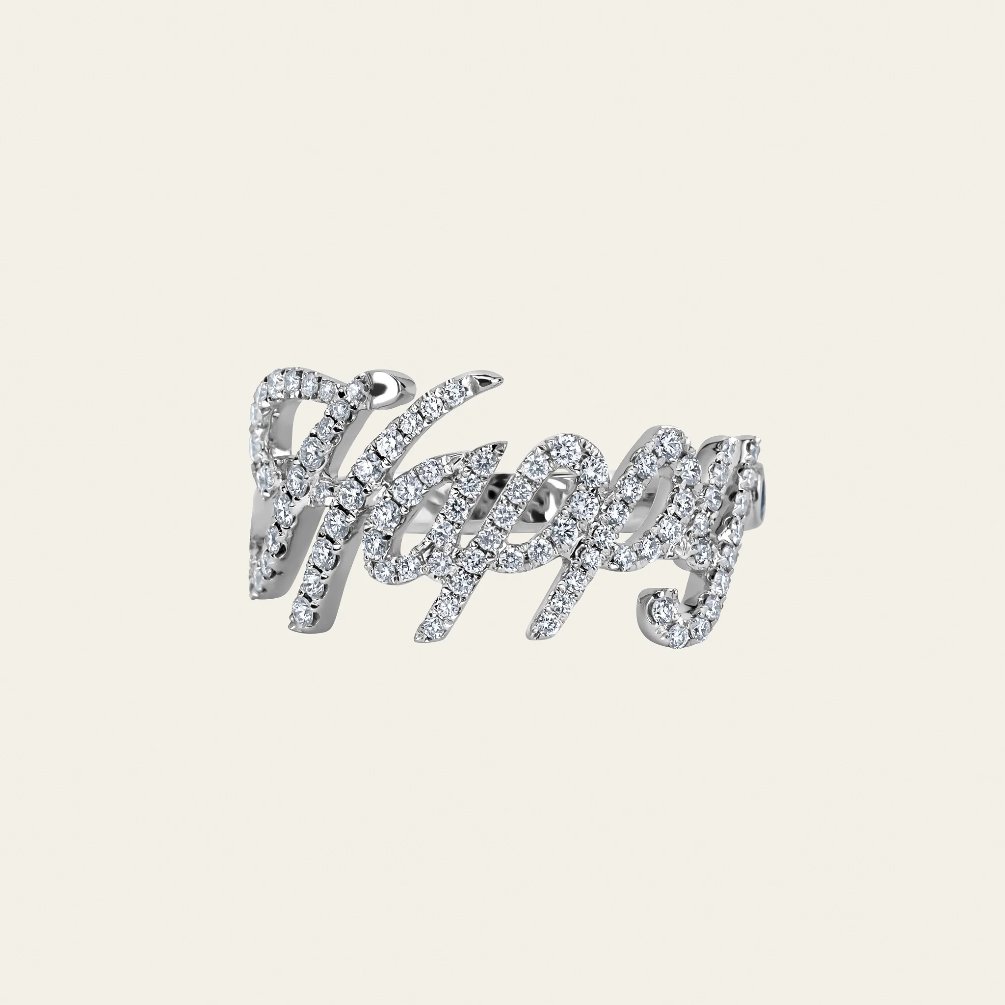 Jacob & Co. ユー・アー・ユー HAPPY ダイヤモンド リング 18KWG