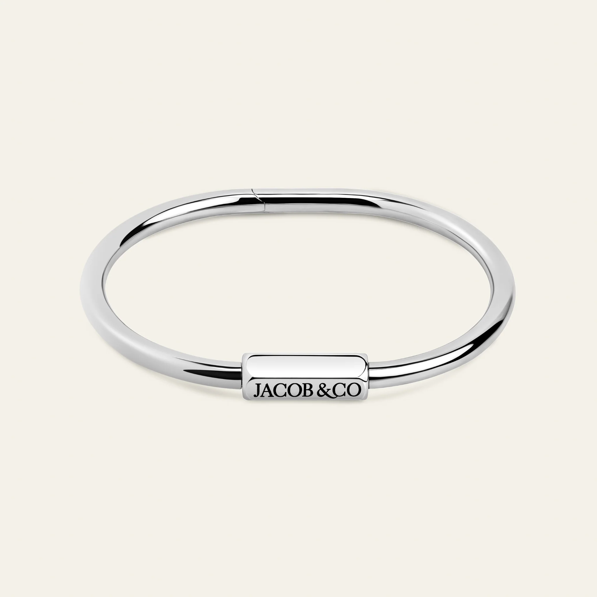 Jacob & Co. カラビンロック ブレスレット 18Kホワイトゴールド