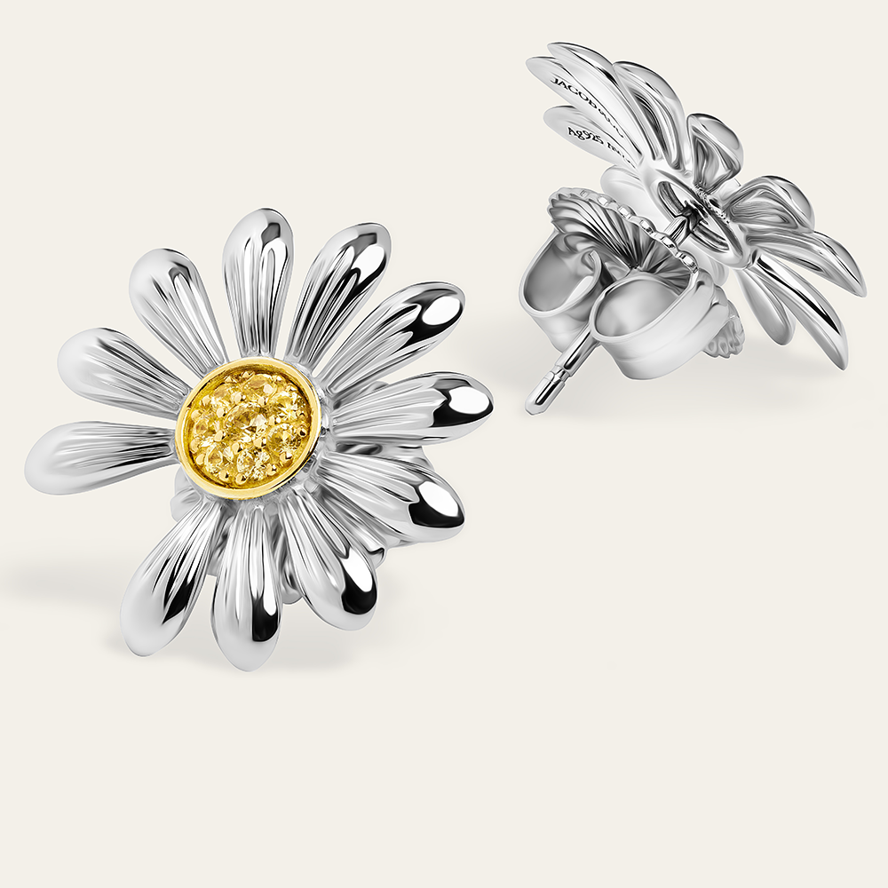 Jacob & Co. x PEACEMINUSONE イヤリング 正面画像