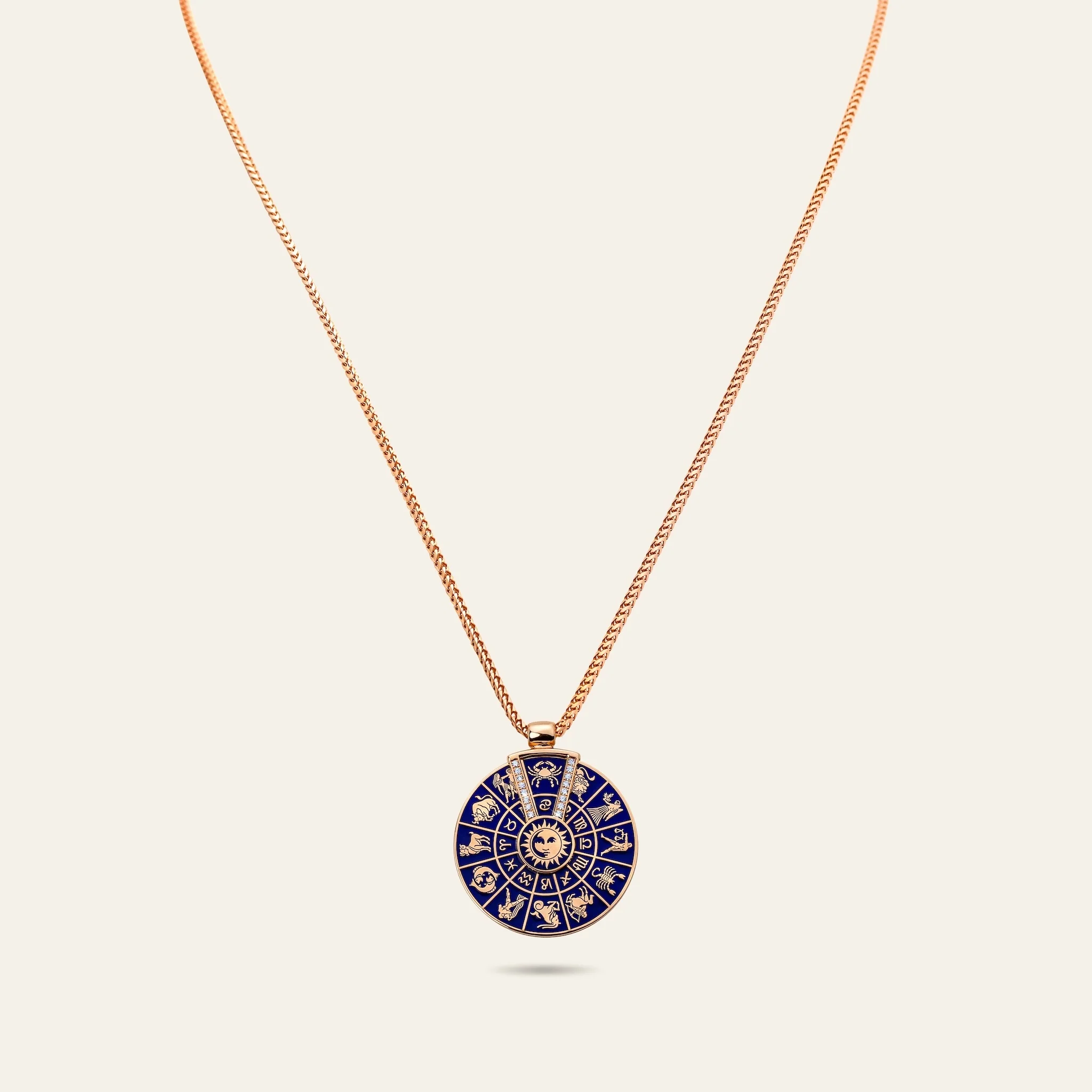 Jacob & Co. ゾディアック セレスティアル ネックレス 18Kローズゴールド